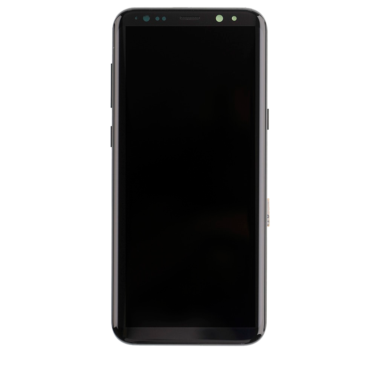 Assemblage DELO de rechange avec cadre compatible avec le Galaxy S8 plus de Samsung (érable doré)