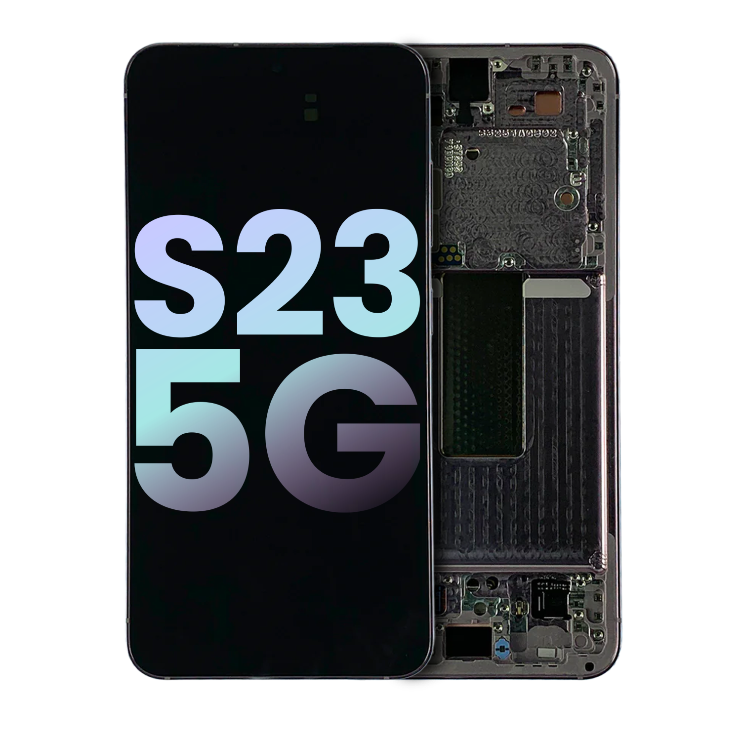 Replacement OLED Assembly With Frame Compatible For Samsung Galaxy S23 5G (Service Pack) (Lavender)