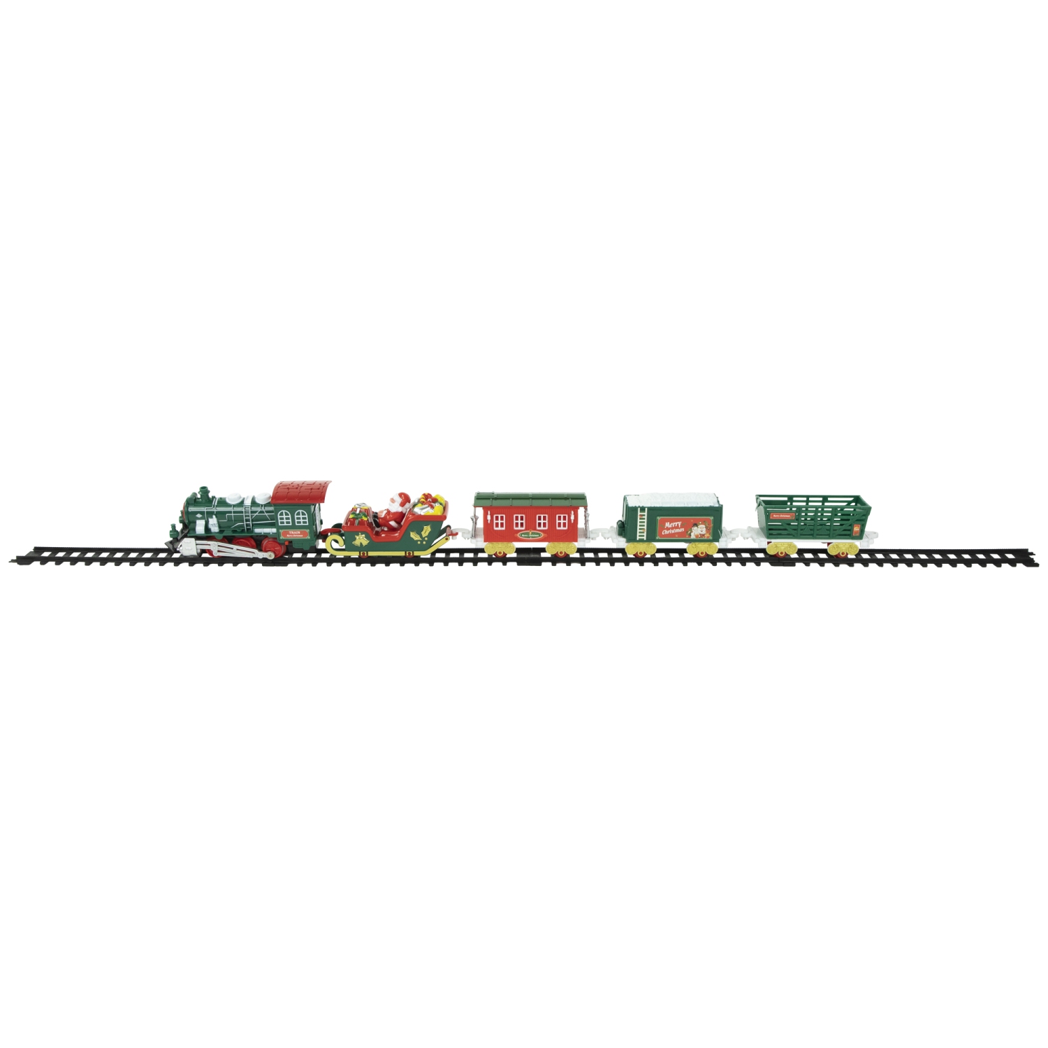 30 Pc Battery Operated Lighted and Animated Classic Christmas Train Set with Music