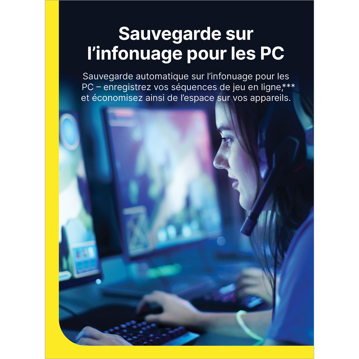 Norton 360 for Gamers - 3 appareils - Stockage infonuagique de 50 Go - Abonnement de 1 an - Téléchargement numérique