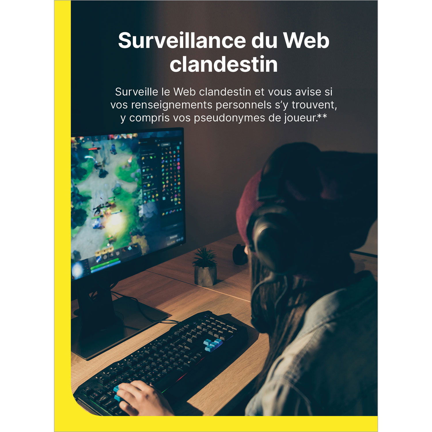 Norton 360 for Gamers - 3 appareils - Stockage infonuagique de 50 Go - Abonnement de 1 an - Téléchargement numérique