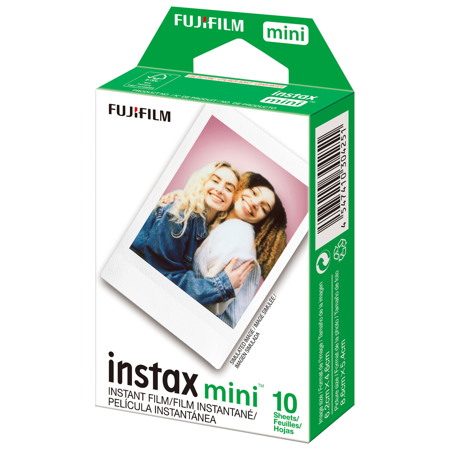 Mini 11 cámara instantánea con 40 hojas Polaroid Film Paper Shoulder Strap  Bag