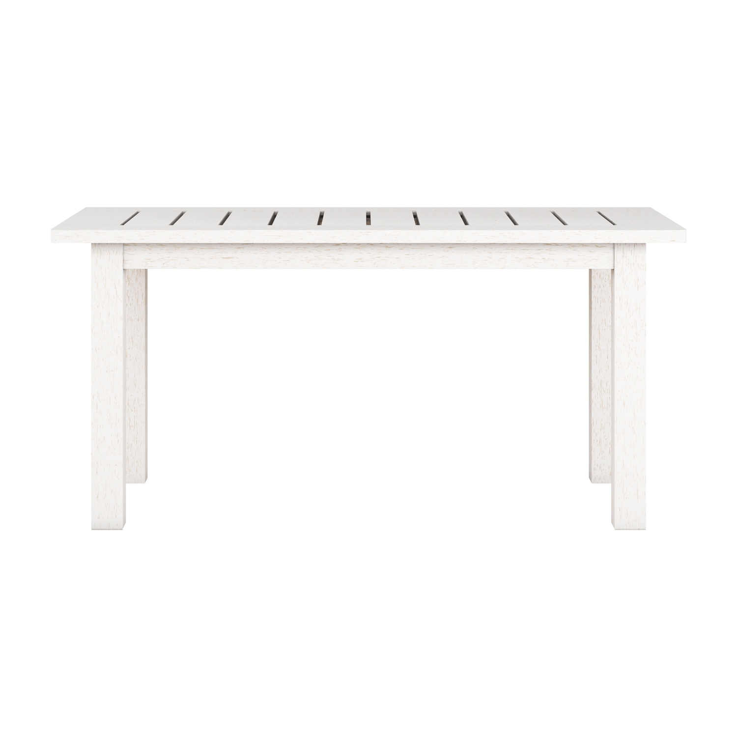 Table basse d'extérieur en bois blanc délavé Miramar de CorLiving