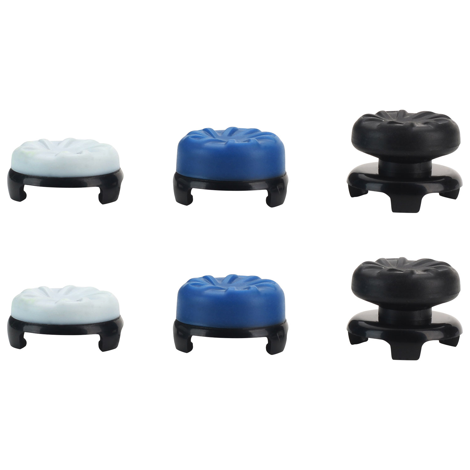 Insignia Precision Thumbsticks for PS4 & PS5 - White/Blue/Black