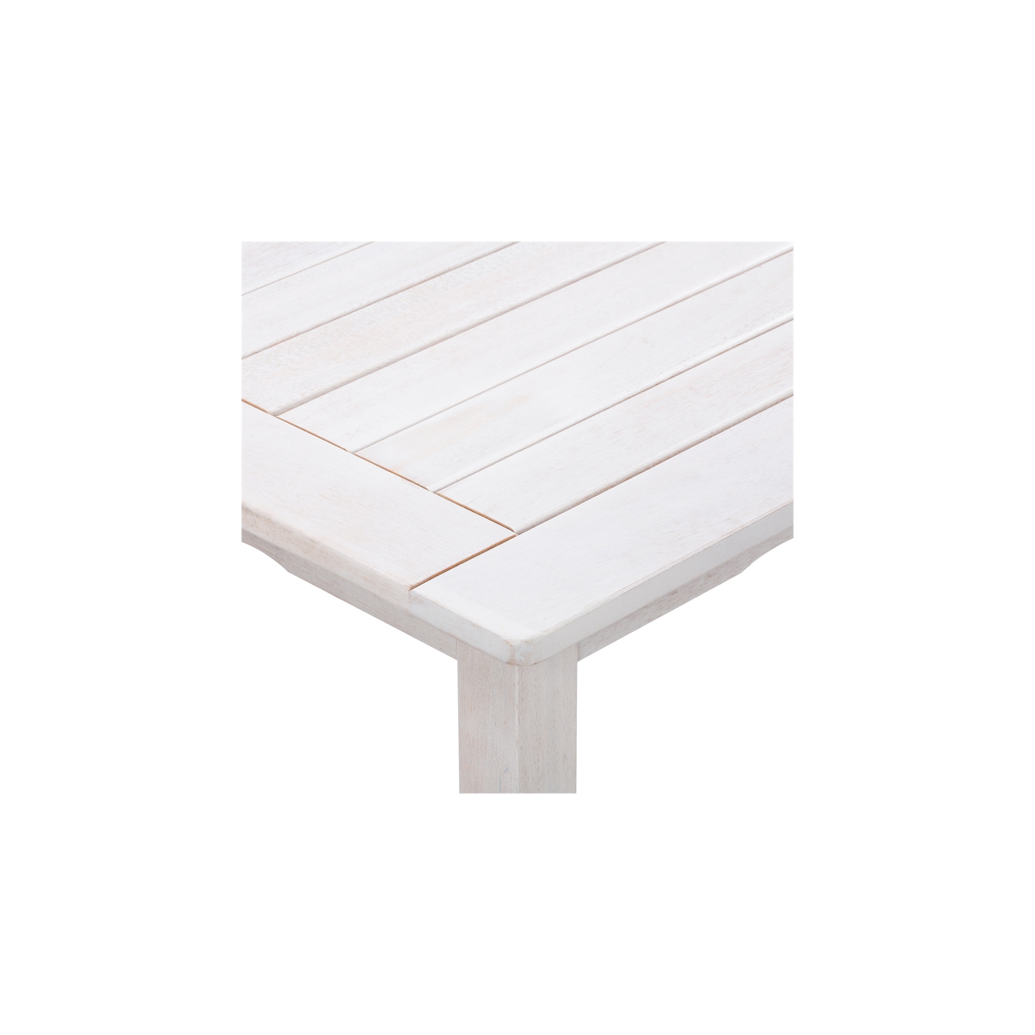 Ensemble de salle à manger d'extérieur en bois blanc délavé Miramar de CorLiving - 7pc pièces