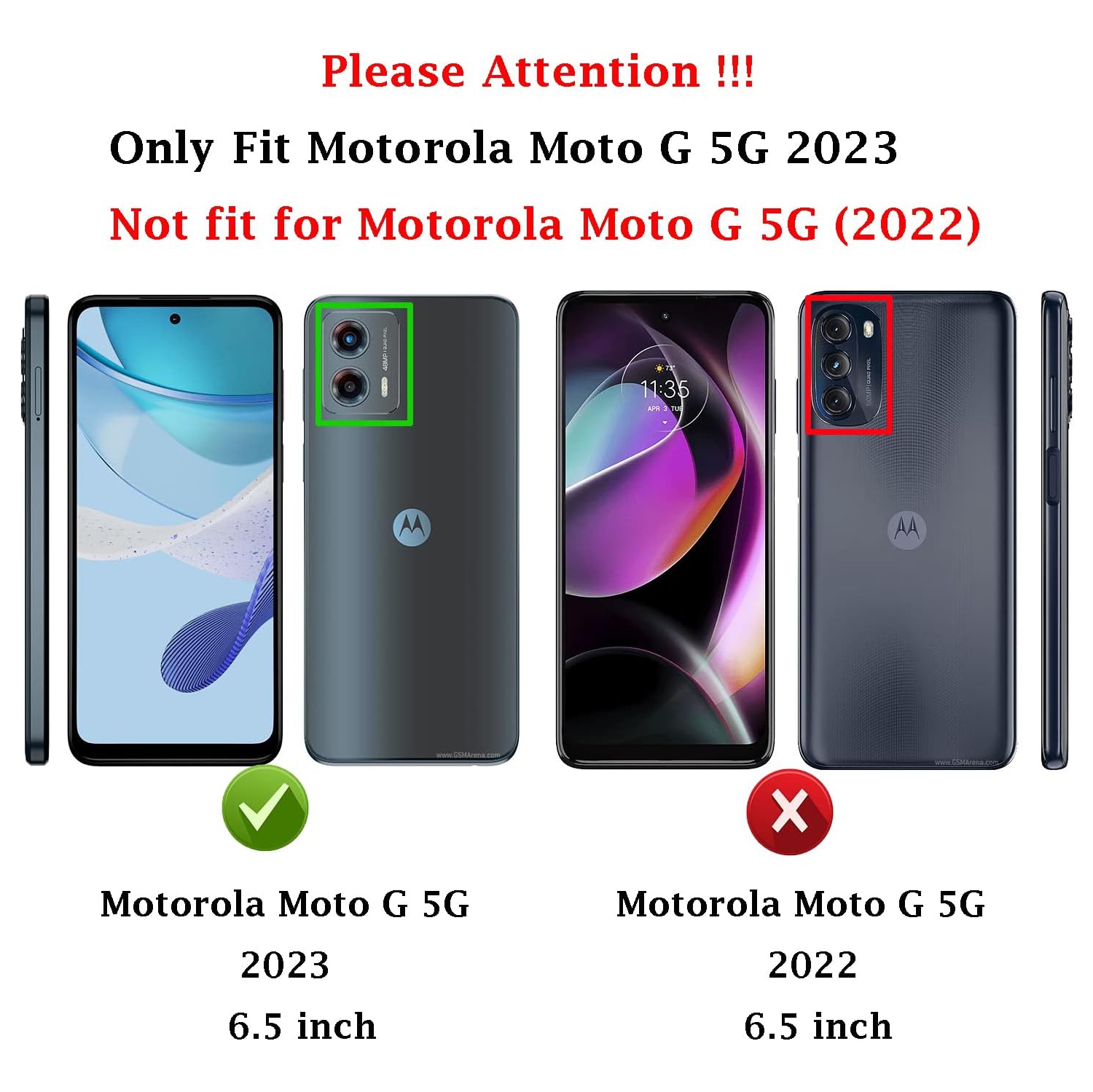 XCRS Heavy Duty Triple Layer Defender Cover with Shockproof Protection Case for Moto Motorola G 5G 6.5 inch