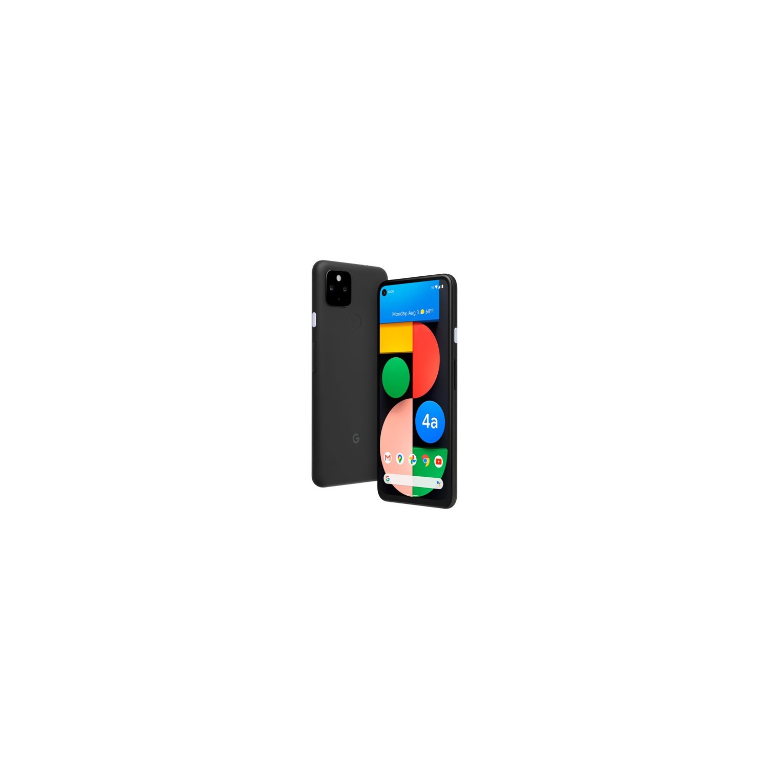 Refurbished (Fair) - Google Pixel 4a with 5G 128GB - Just Black - Unlocked