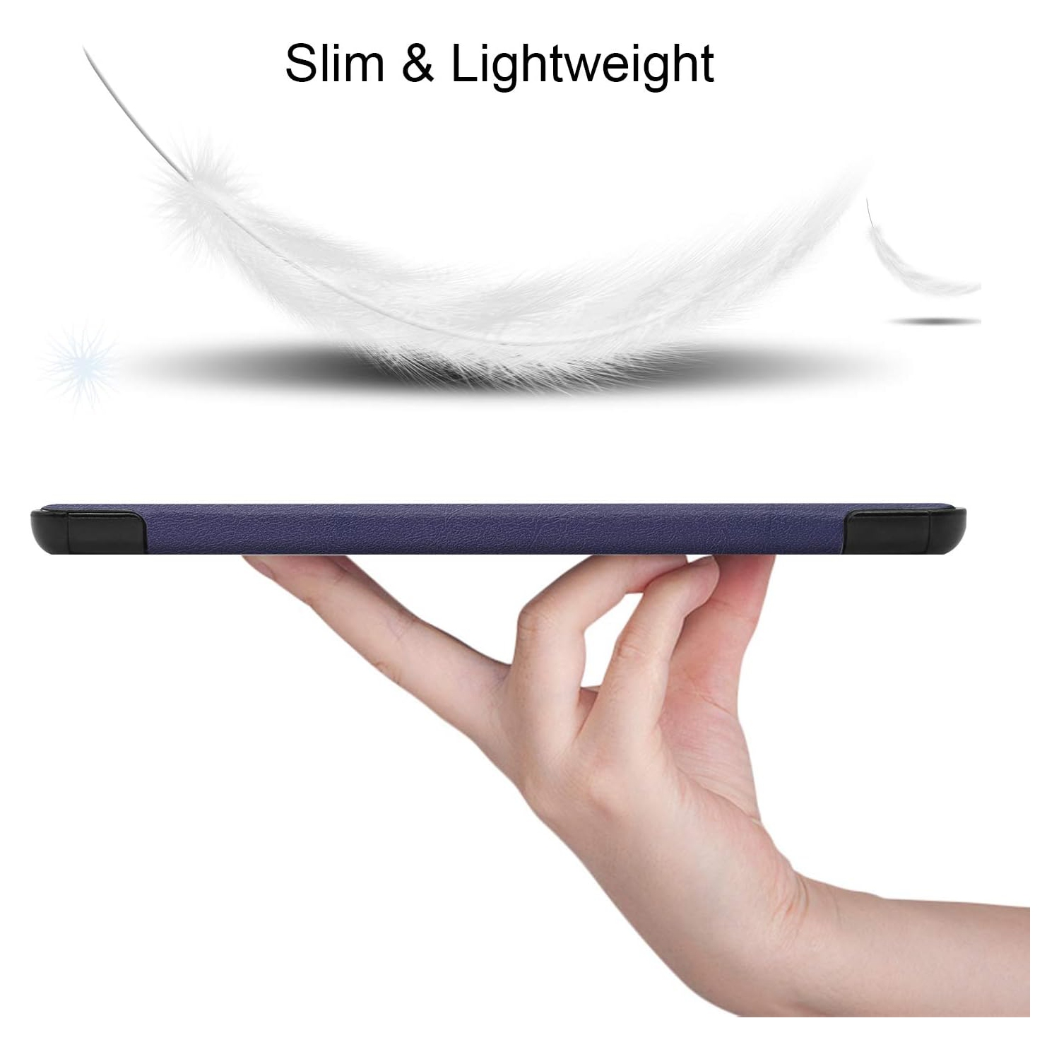 For Samsung Galaxy Tab S9 Case 2023 ＆Screen Protector, Hard Shell, Lightweight, Black for Galaxy Tab S9 Tablet Case