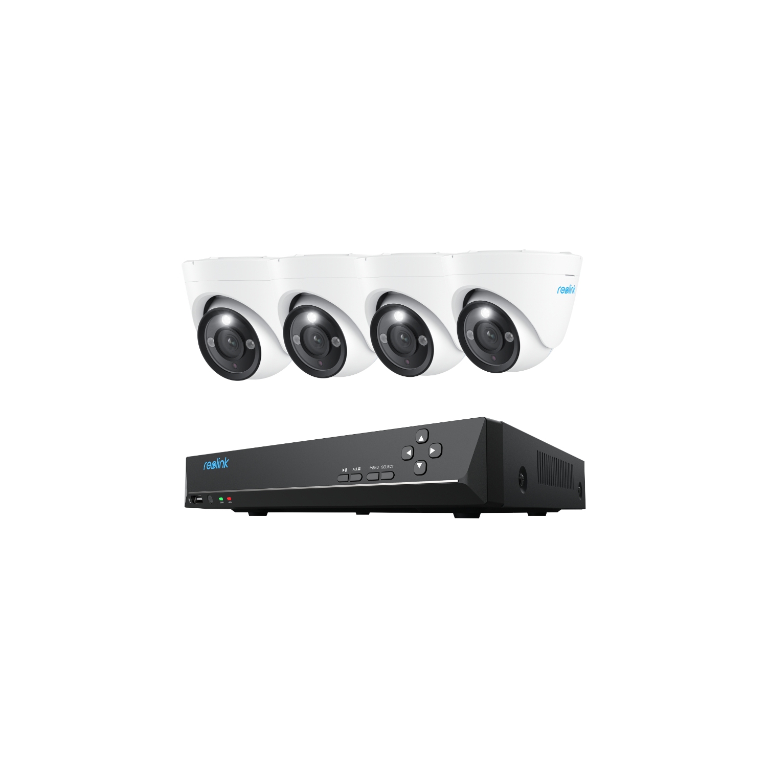 Reolink 4K 8CH Smart PoE Security Camera System, 3X Optical Zoom, Color Night Vision, Person/Vehicle/Pet Detection