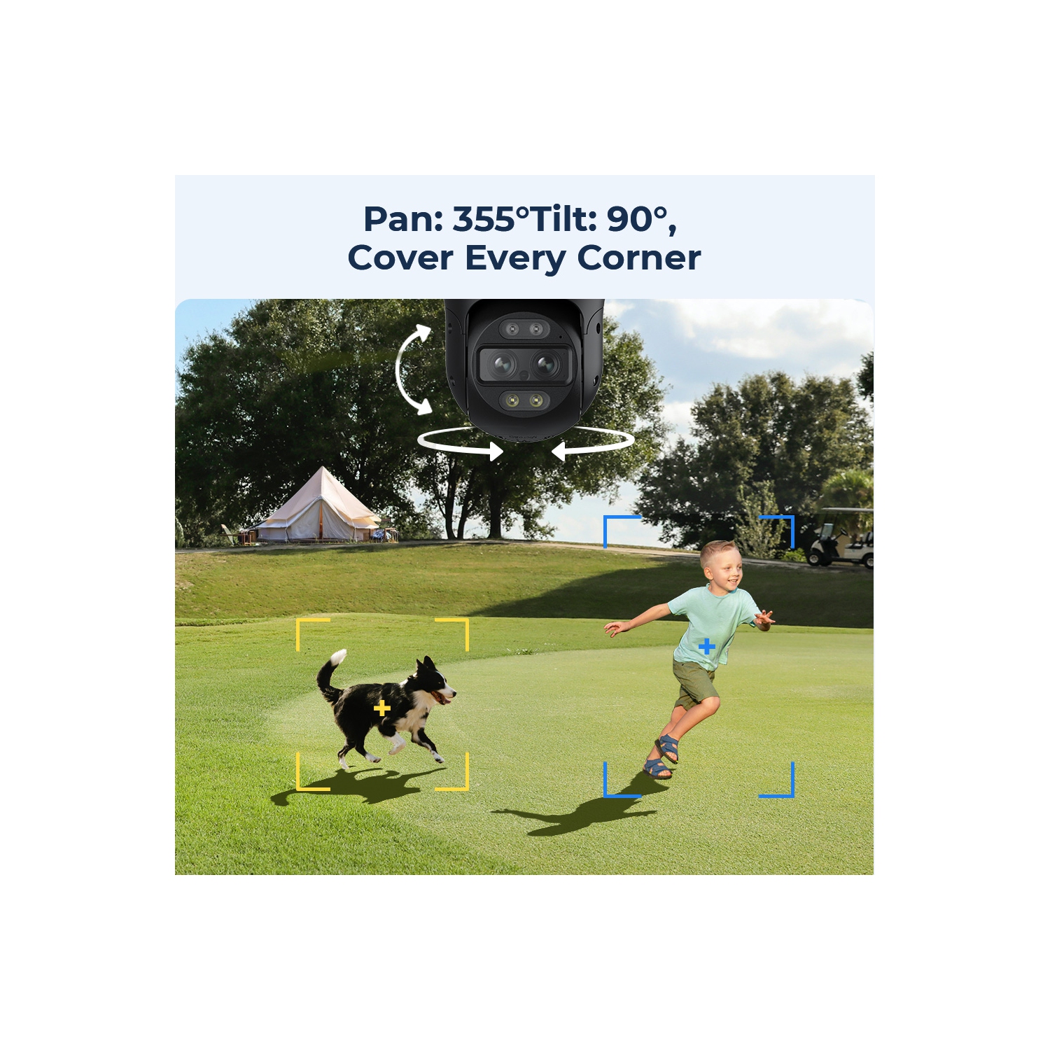 Reolink TrackMix 8MP PoE Dual-Lens PTZ Camera | Dual Tracking, Wide-Angle & Telephoto Lenses, Dual View, Power over Ethernet