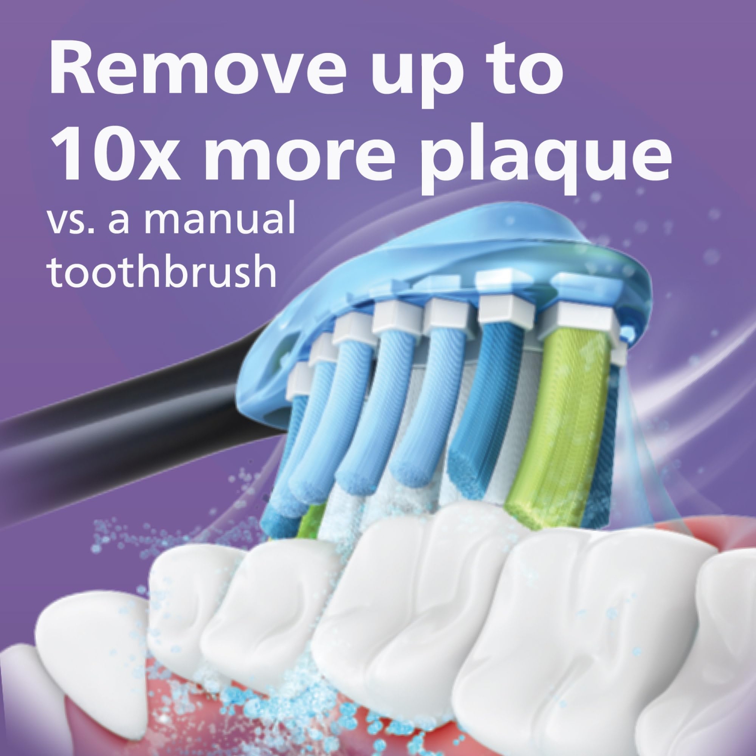 Philips Sonicare Diamondclean 9000 Special Edition Rechargeable Toothbrush, Black/purple Hx9911/91