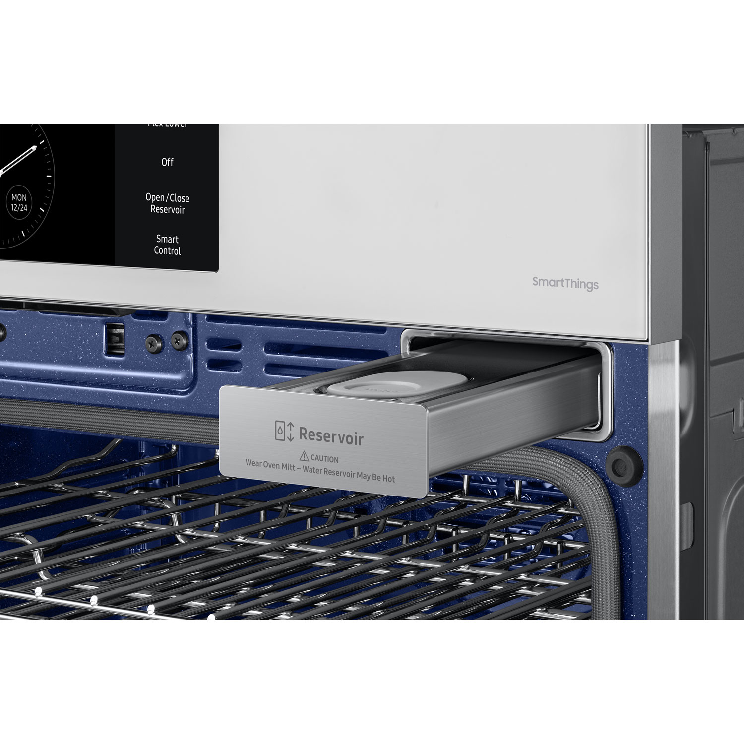 Samsung 30" 5.1 Cu. Ft. True Convection Electric Wall Oven - Clean White