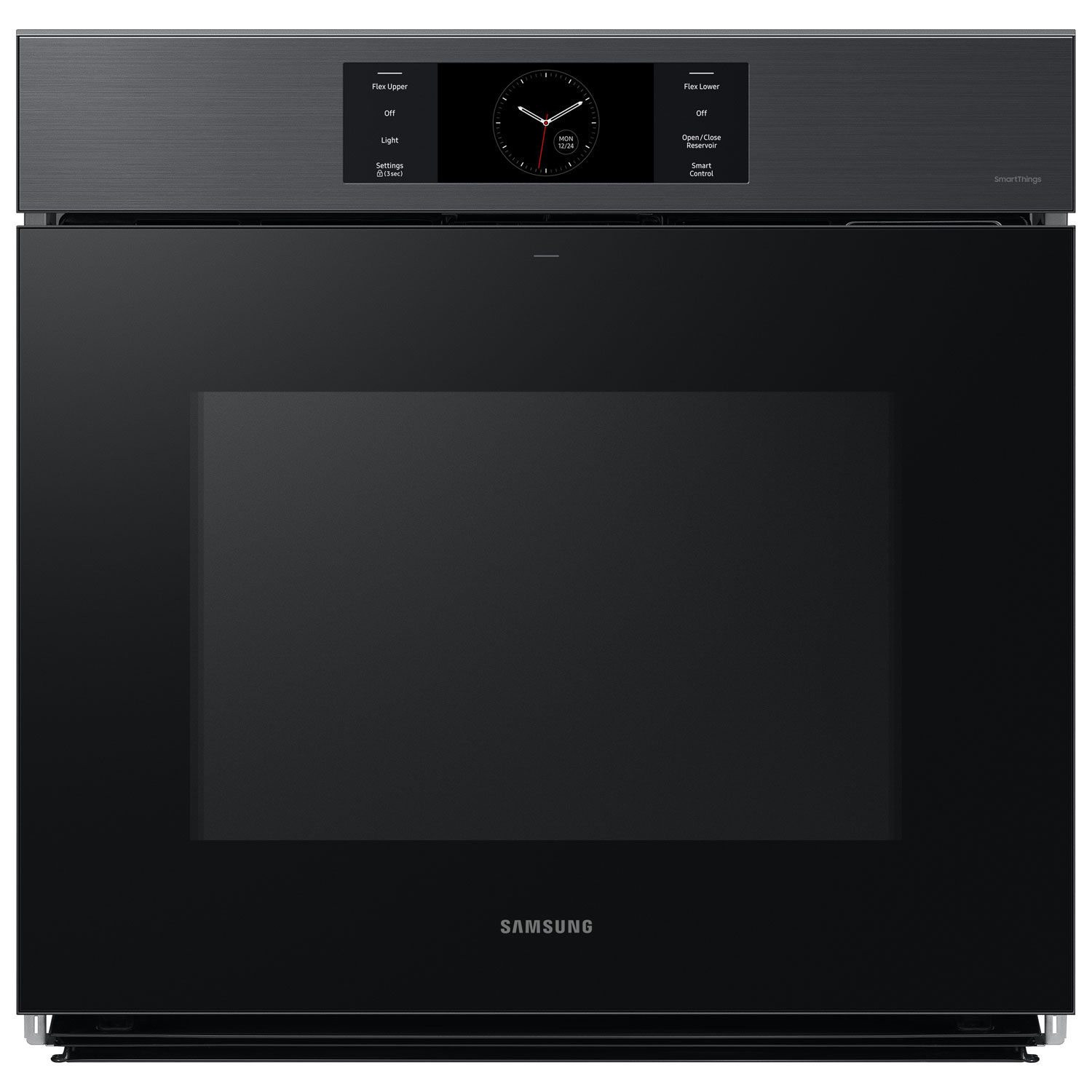Samsung 30" 5.1 Cu. Ft. True Convection Electric Wall Oven - Black Stainless Steel