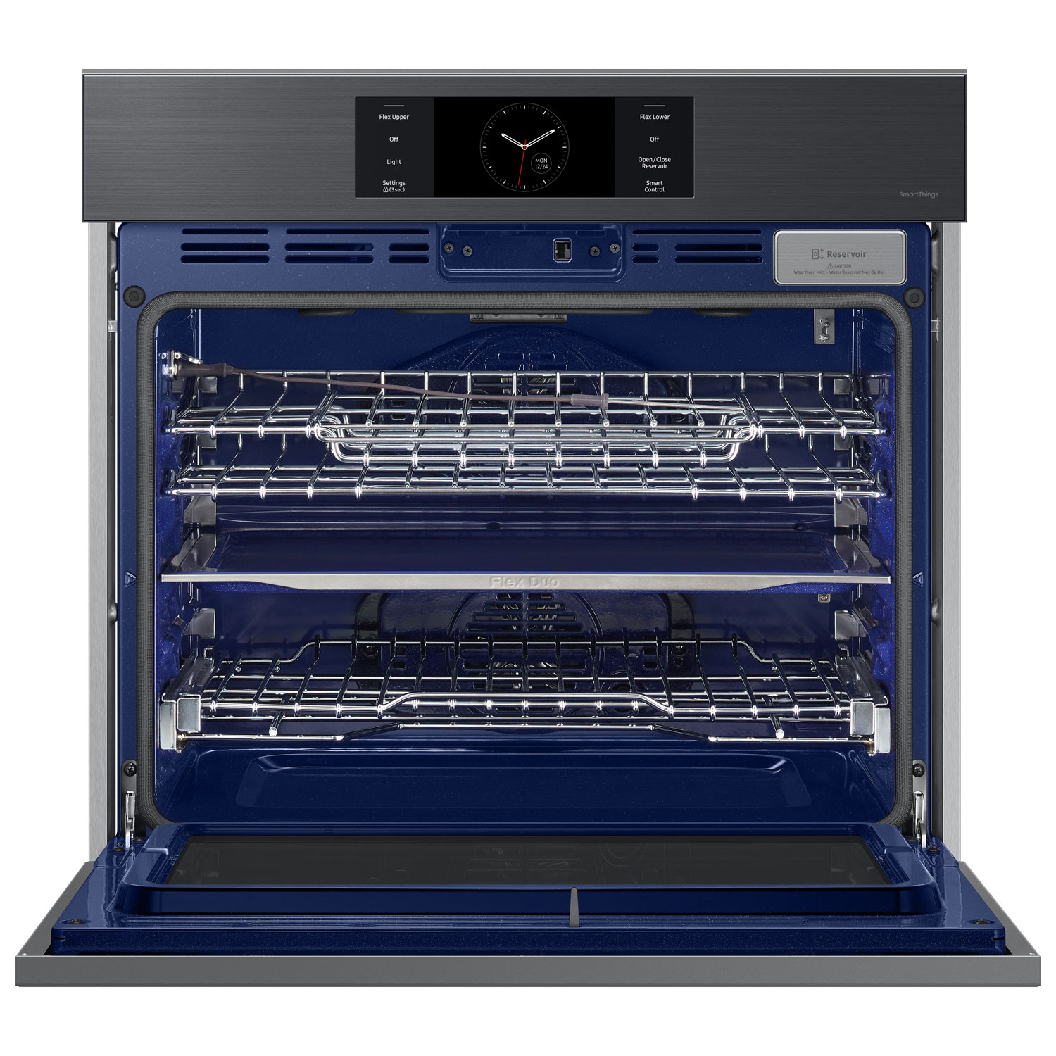 Samsung 30" 5.1 Cu. Ft. True Convection Electric Wall Oven - Black Stainless Steel