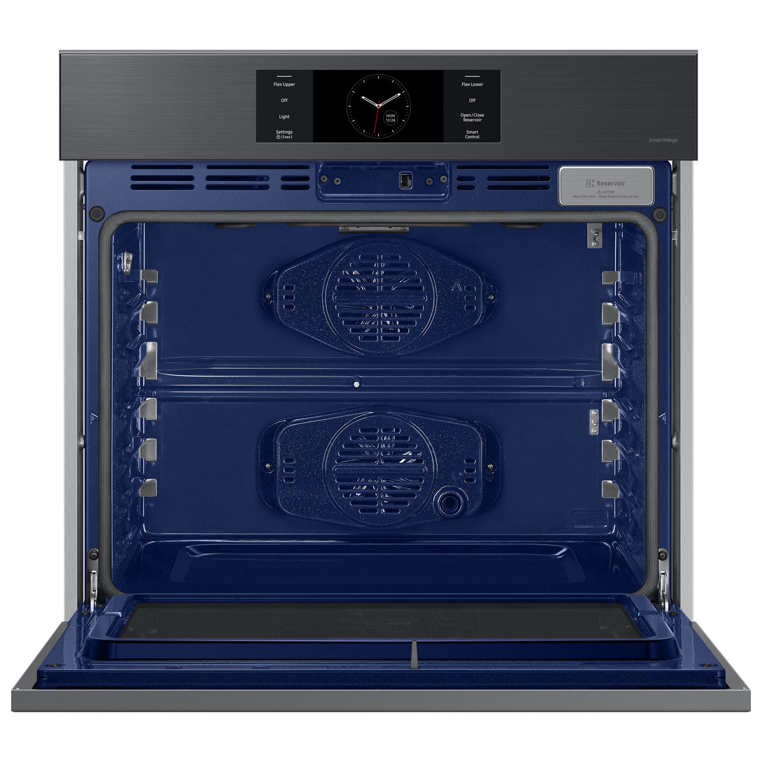 Samsung 30" 5.1 Cu. Ft. True Convection Electric Wall Oven - Black Stainless Steel