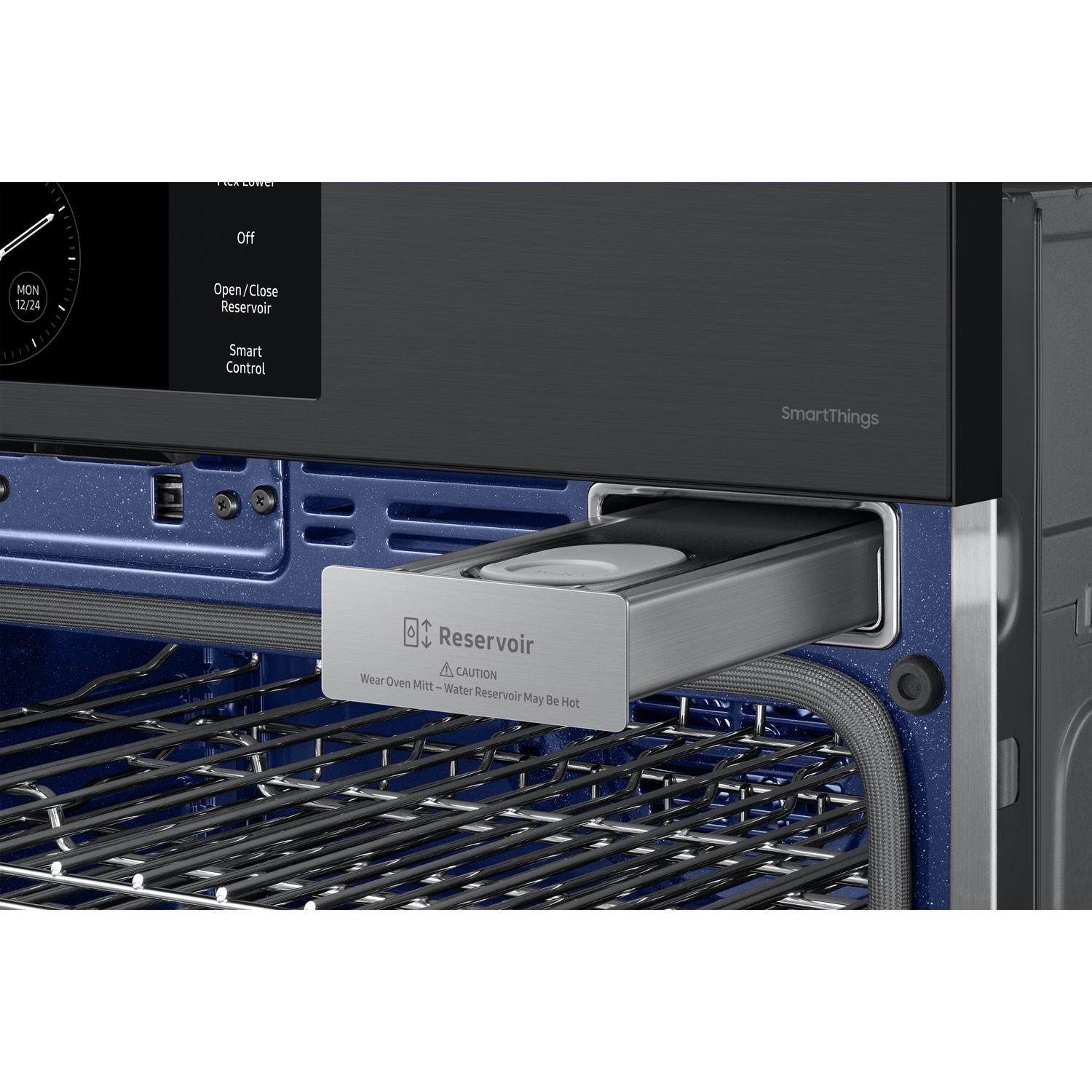 Samsung 30" 5.1 Cu. Ft. True Convection Electric Wall Oven - Black Stainless Steel