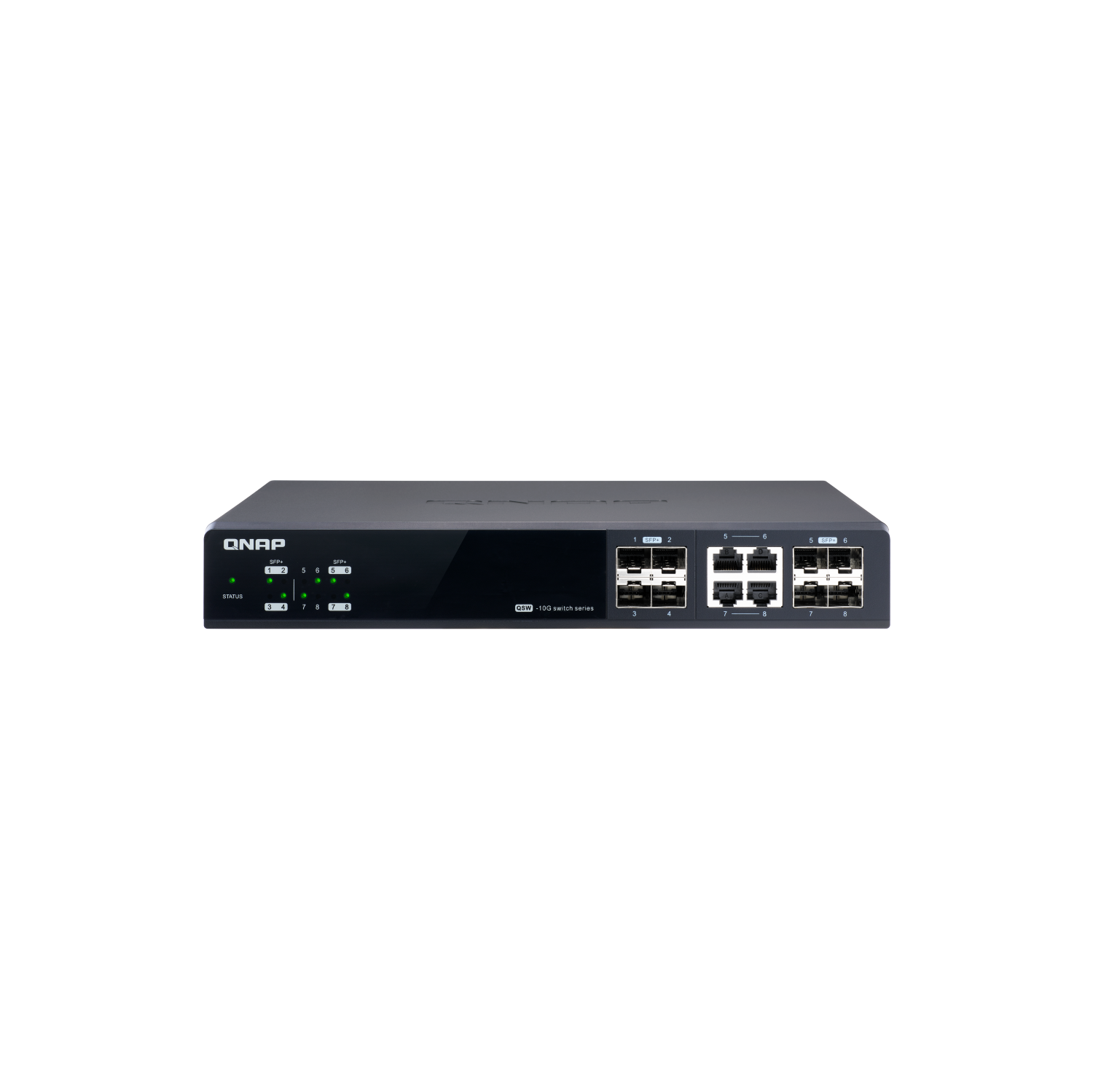 QNAP 8-Port Managed Gigabit Ethernet Switch (QSW-M804-4C-US)