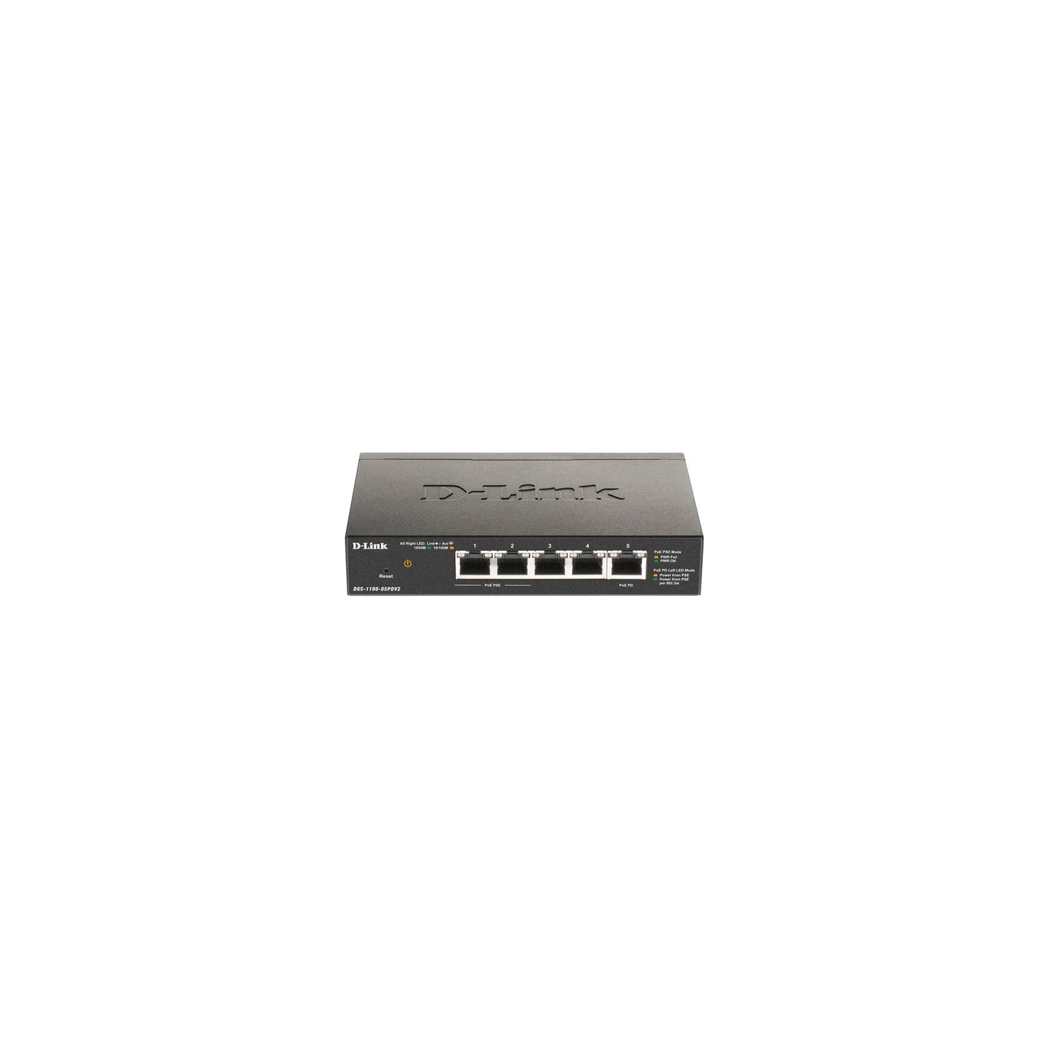 Commutateur Ethernet Gigabit géré intelligent à 1100 5 ports et prolongateur PoE de D-Link Solutions
