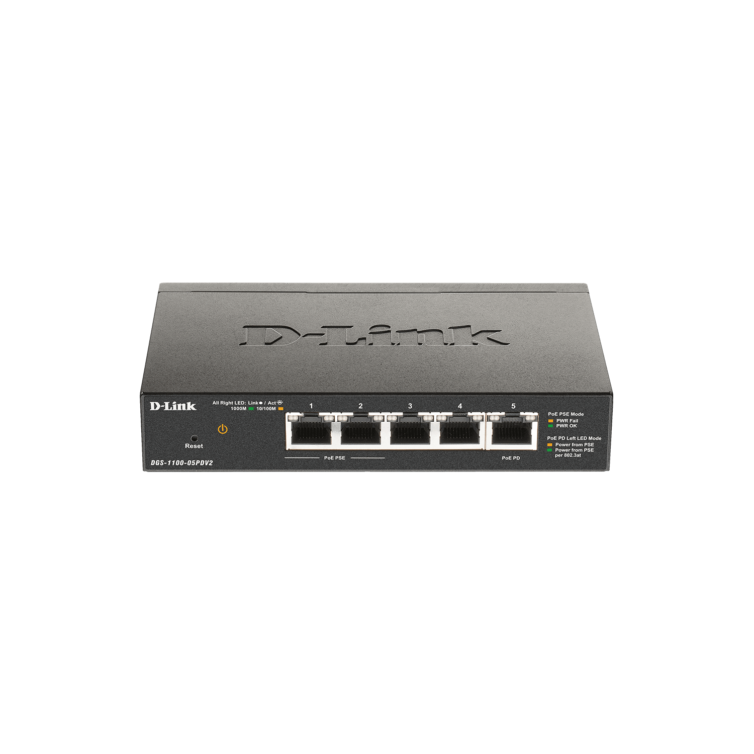 Commutateur Ethernet Gigabit géré intelligent à 1100 5 ports et prolongateur PoE de D-Link Solutions