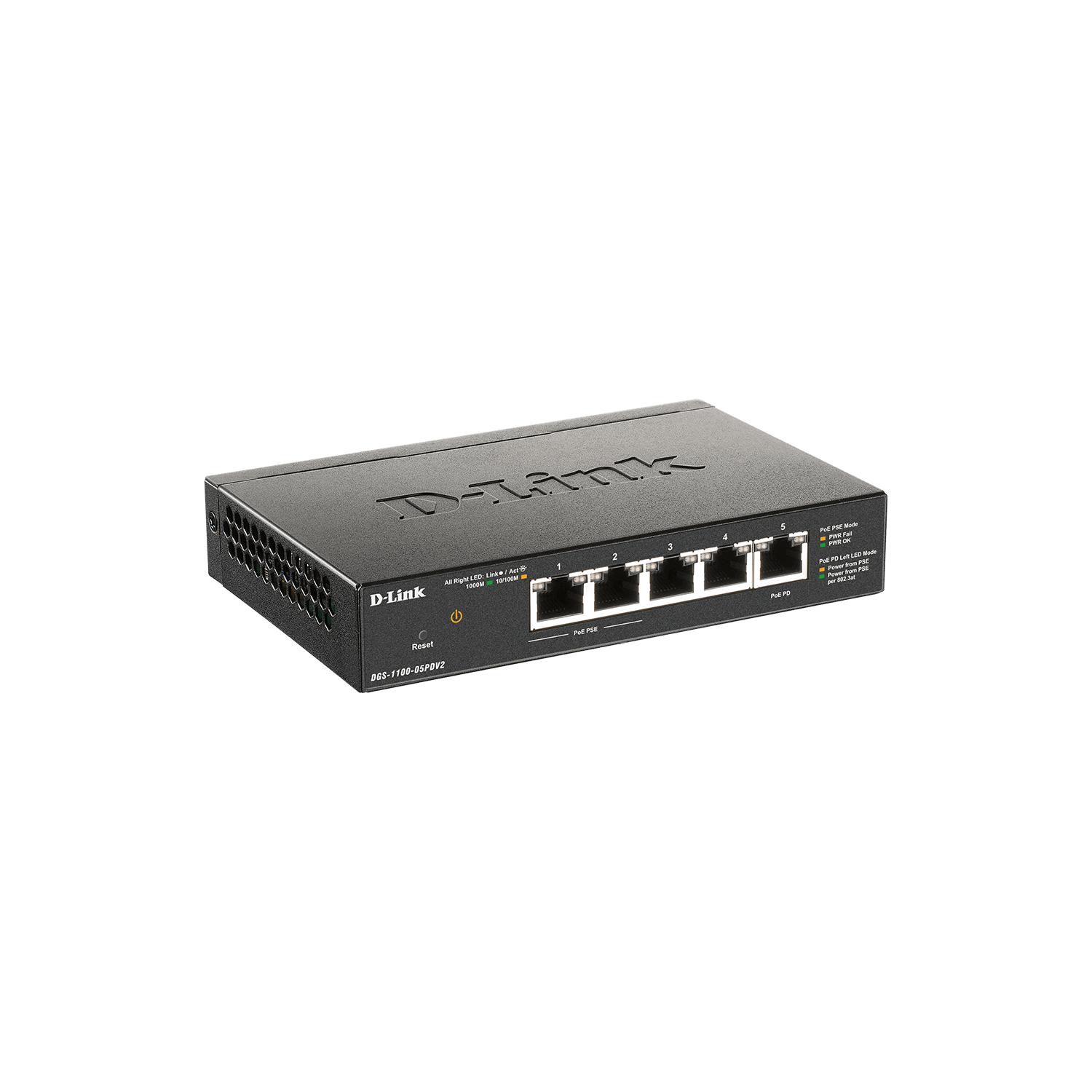 Commutateur Ethernet Gigabit géré intelligent à 1100 5 ports et prolongateur PoE de D-Link Solutions