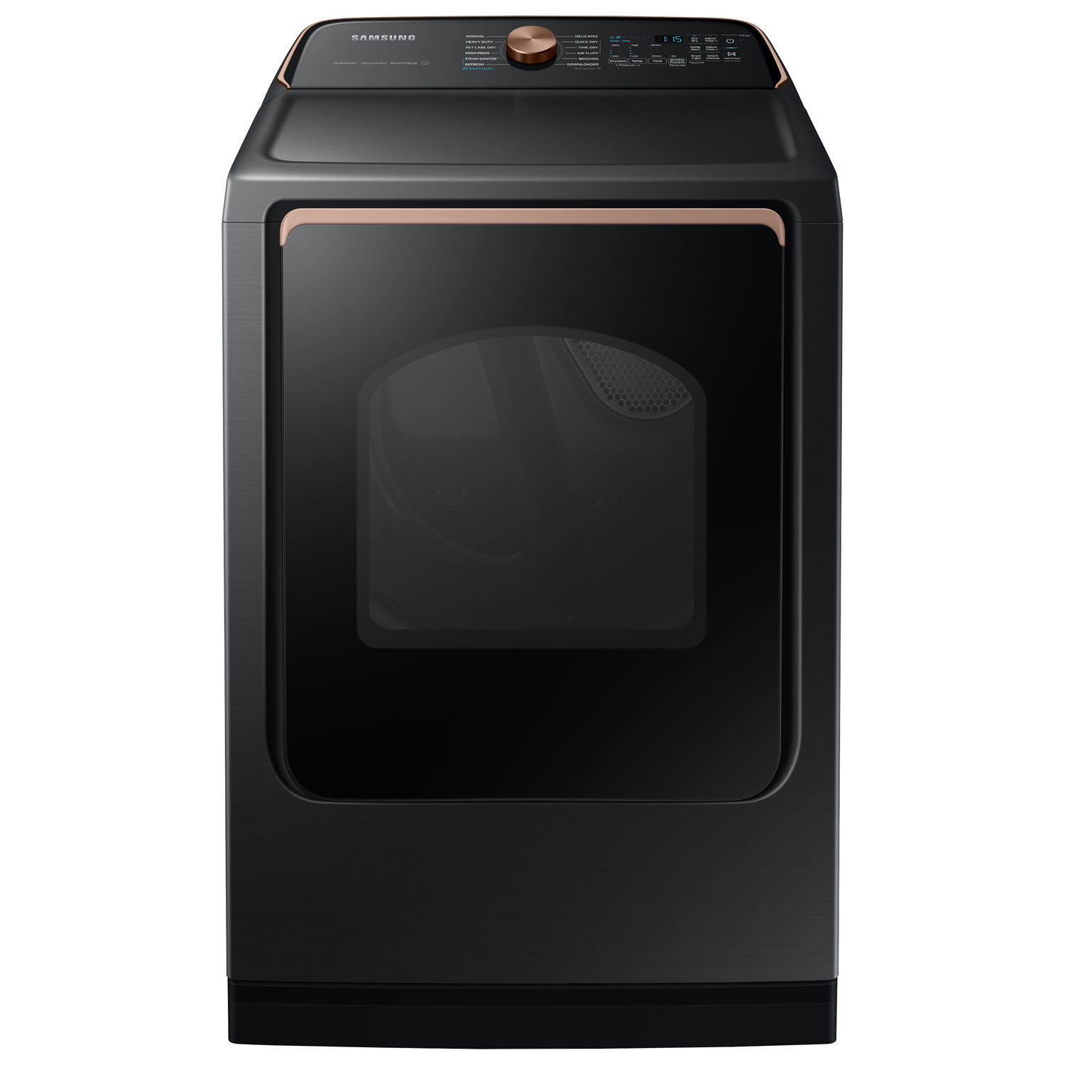 Samsung 7.4 Cu. Ft. Electric Steam Dryer (DVE54CG7550VAC) - Black