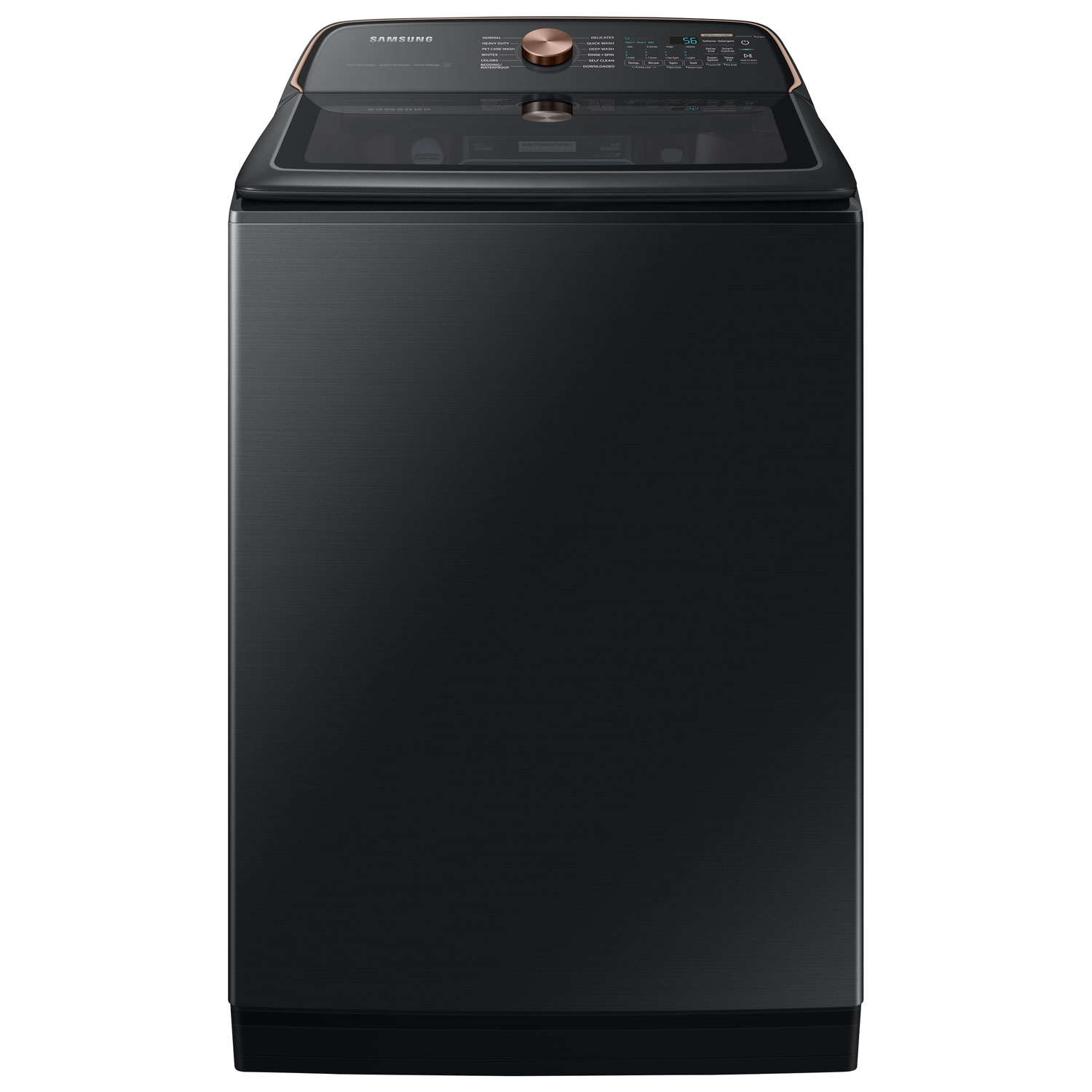 Samsung 6.2 Cu. Ft. Top Load Washer (WA54CG7550AVA4) - Brushed Black