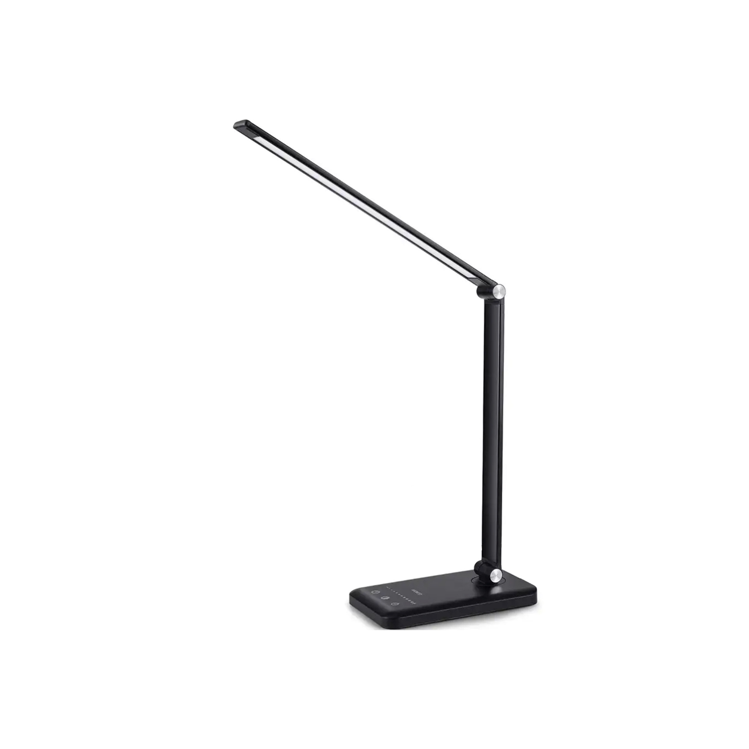 MotionGrey White LED Desk Lamp Eye Caring Table Lamp with Touch-Sensitive Control, Multi Lighting Mode Light for Office Home - Black