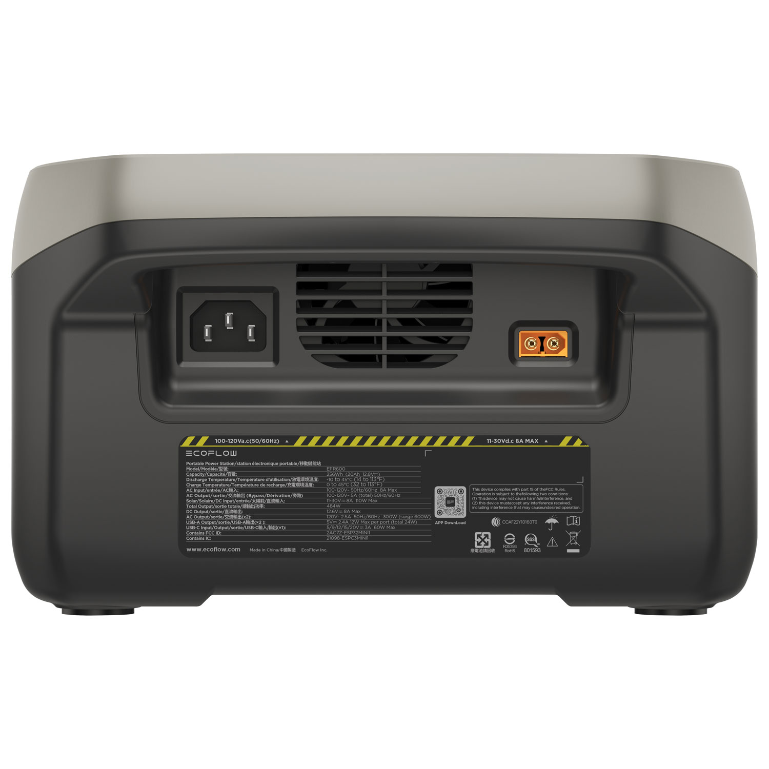 EcoFlow RIVER 2 Portable Power Station & 110 Watts Solar Panel Bundle