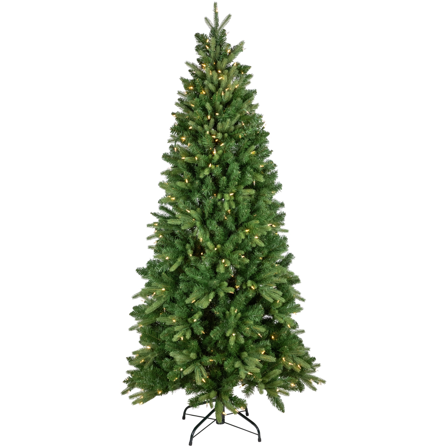 Pre-Lit Slim Washington Frasier Fir Christmas Tree - 6.5' - Dual Color LED Lights