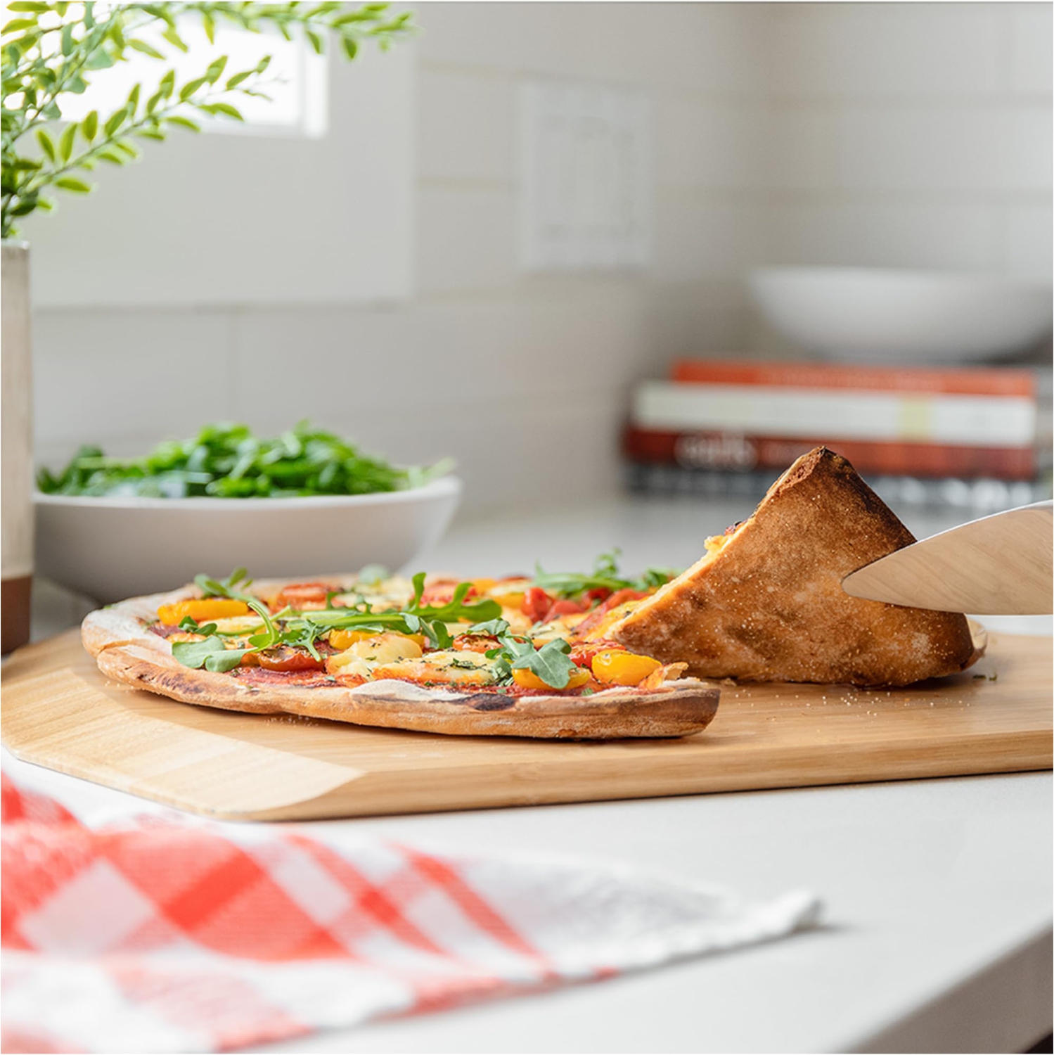 Chef Pomodoro Pizza Steel pour le four, 16 x 13,5 x 0,25&nbsp;cm d'épaisseur, acier de cuisson pour le four, Pierre à pizza en acier de cuisson pour