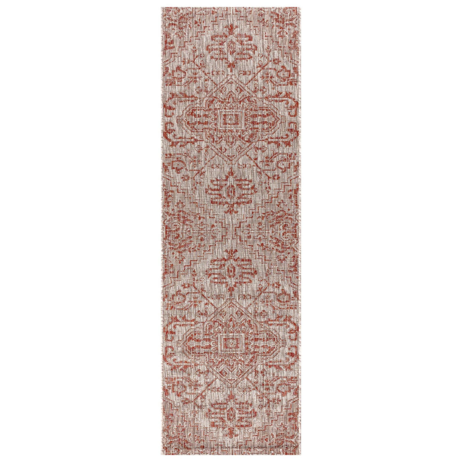 Estrella Bohemian Medallion Textured Weave Indoor/Outdoor Area Rug