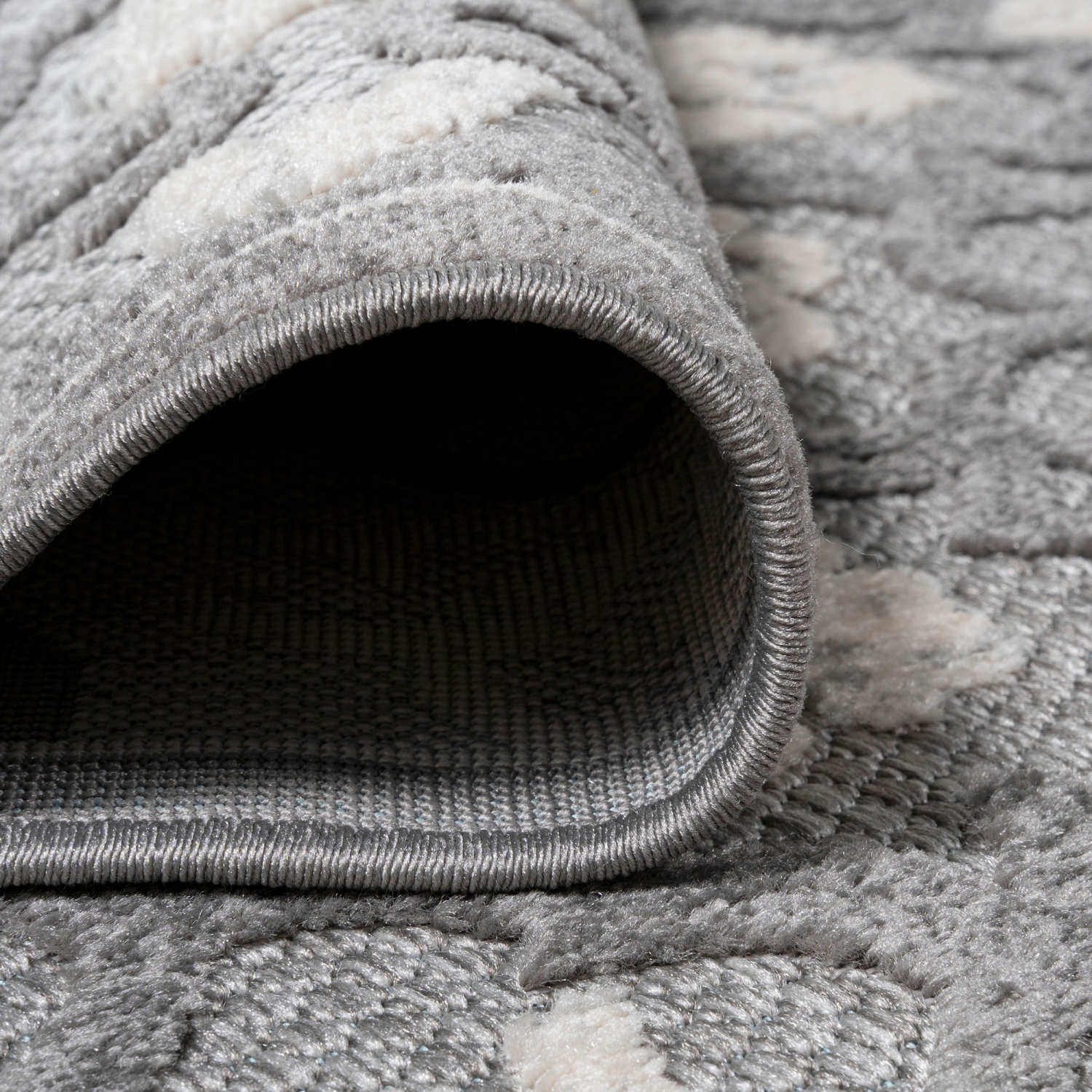 Tapis d'intérieur/d'extérieur Gallia à carreaux et treillis, haut et bas