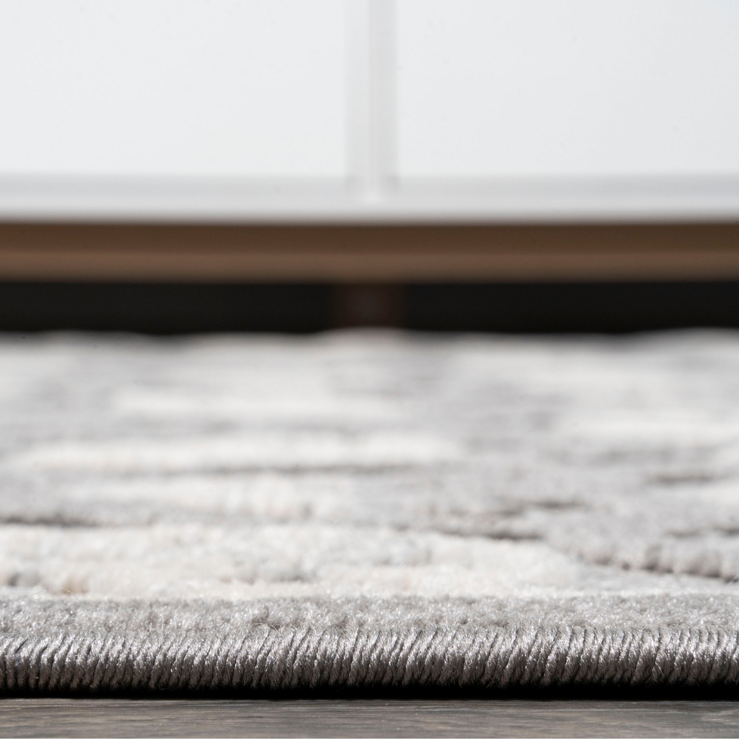 Tapis d'intérieur/d'extérieur Gallia à carreaux et treillis, haut et bas