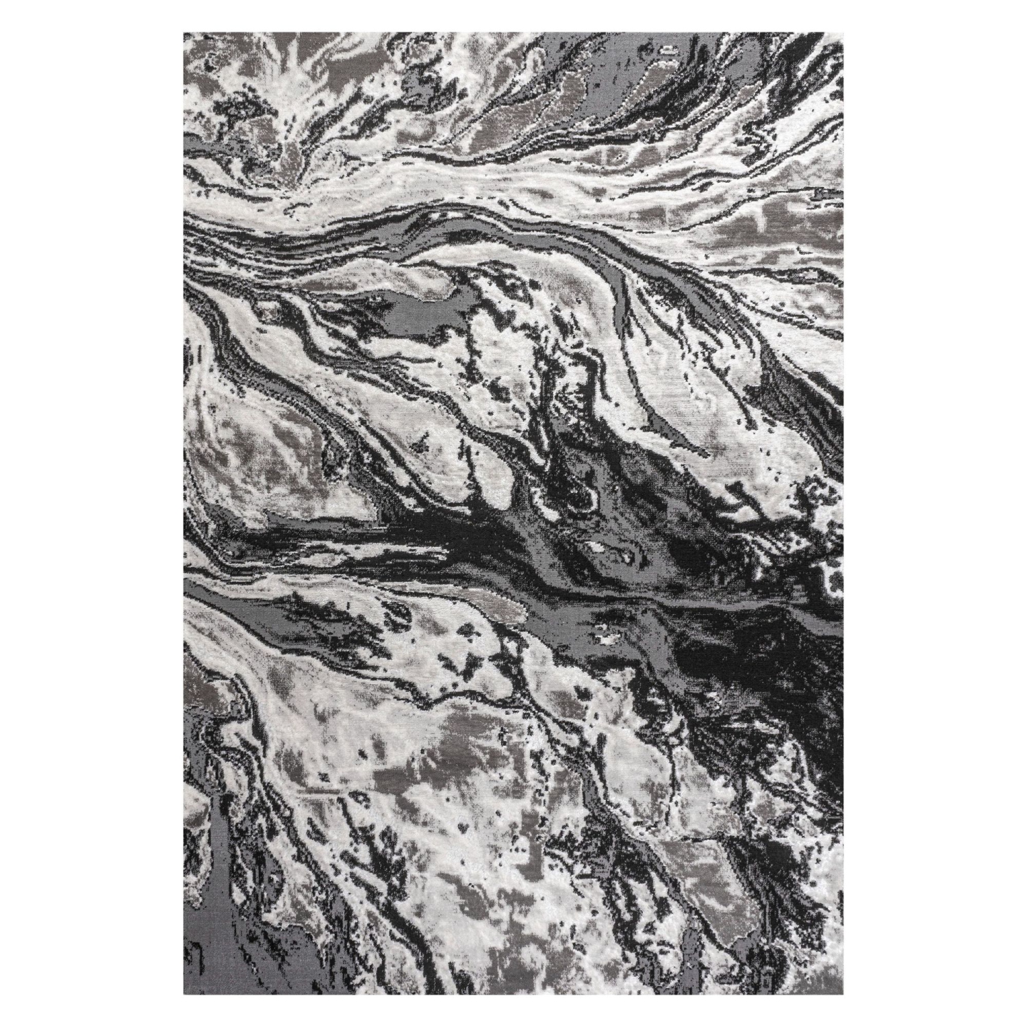 Swirl Marbled Abstract Area Rug