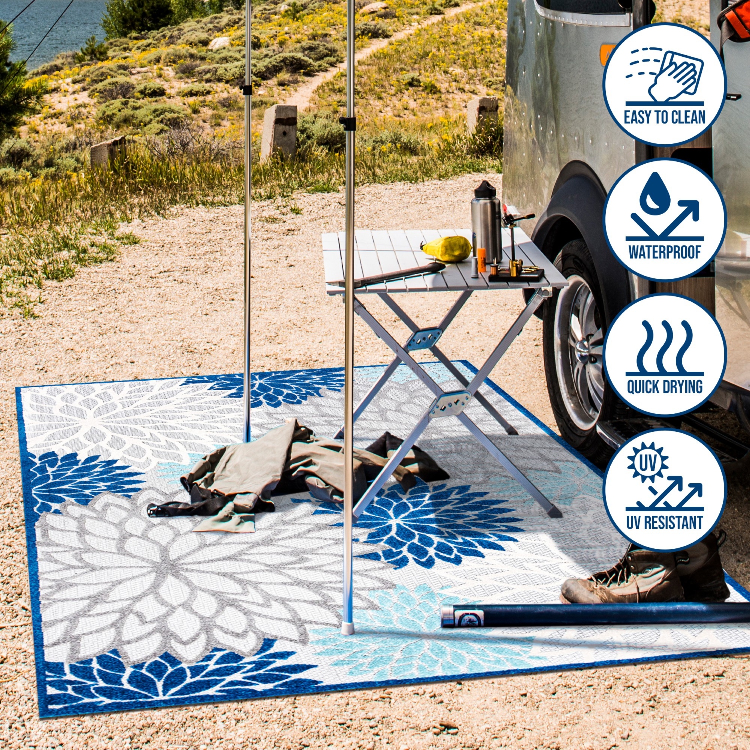 Minori Floral Indoor/Outdoor Area Rug