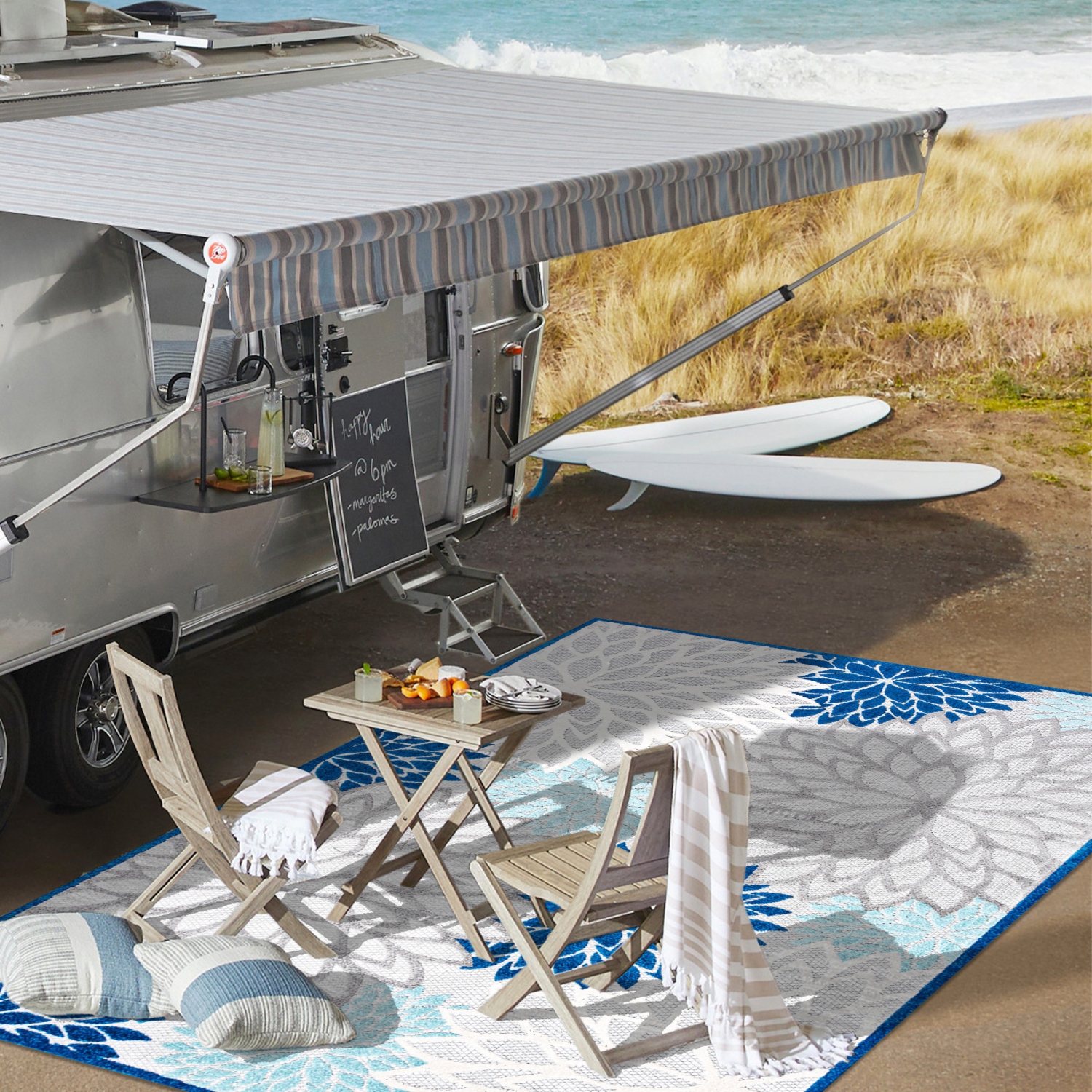 Minori Floral Indoor/Outdoor Area Rug