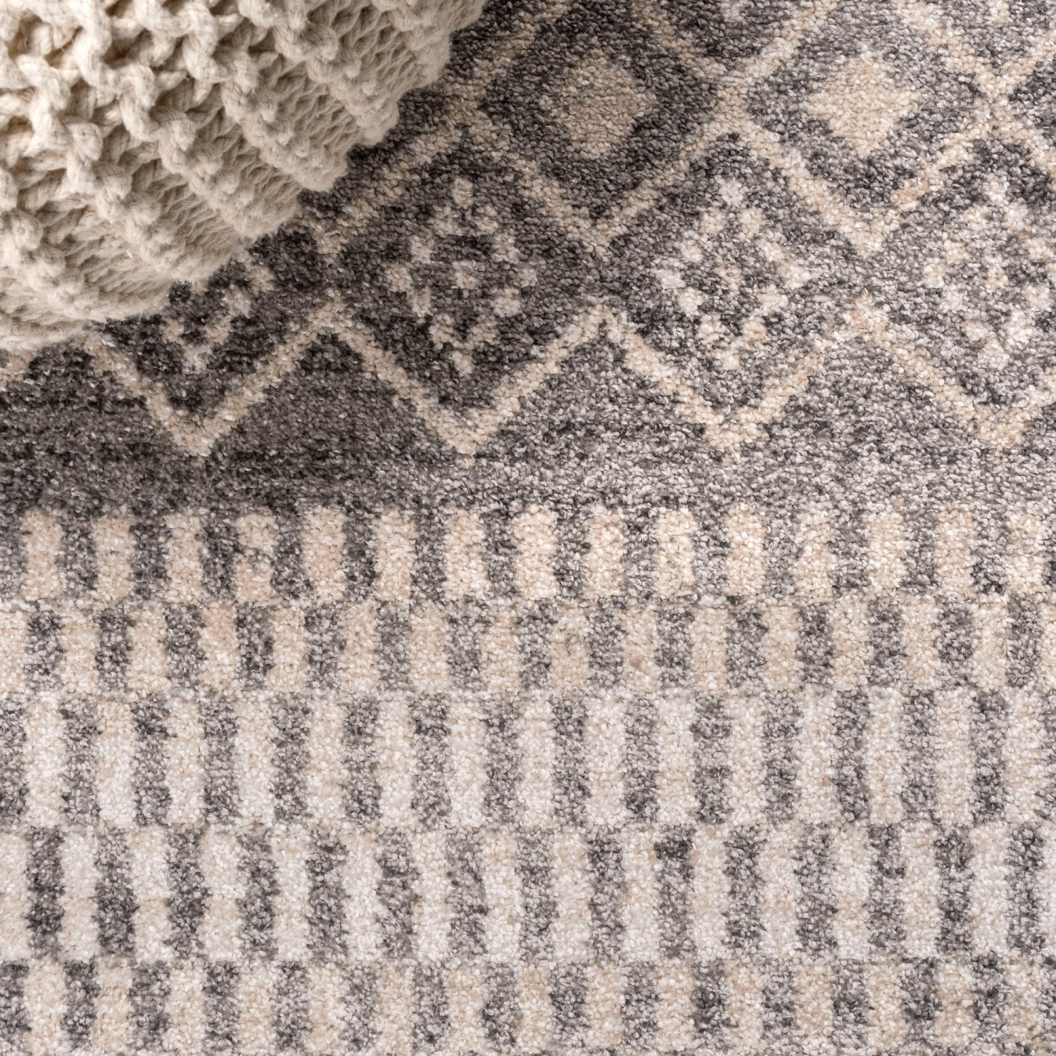 Tapis d'appoint rayé géométrique Ifrane Berber