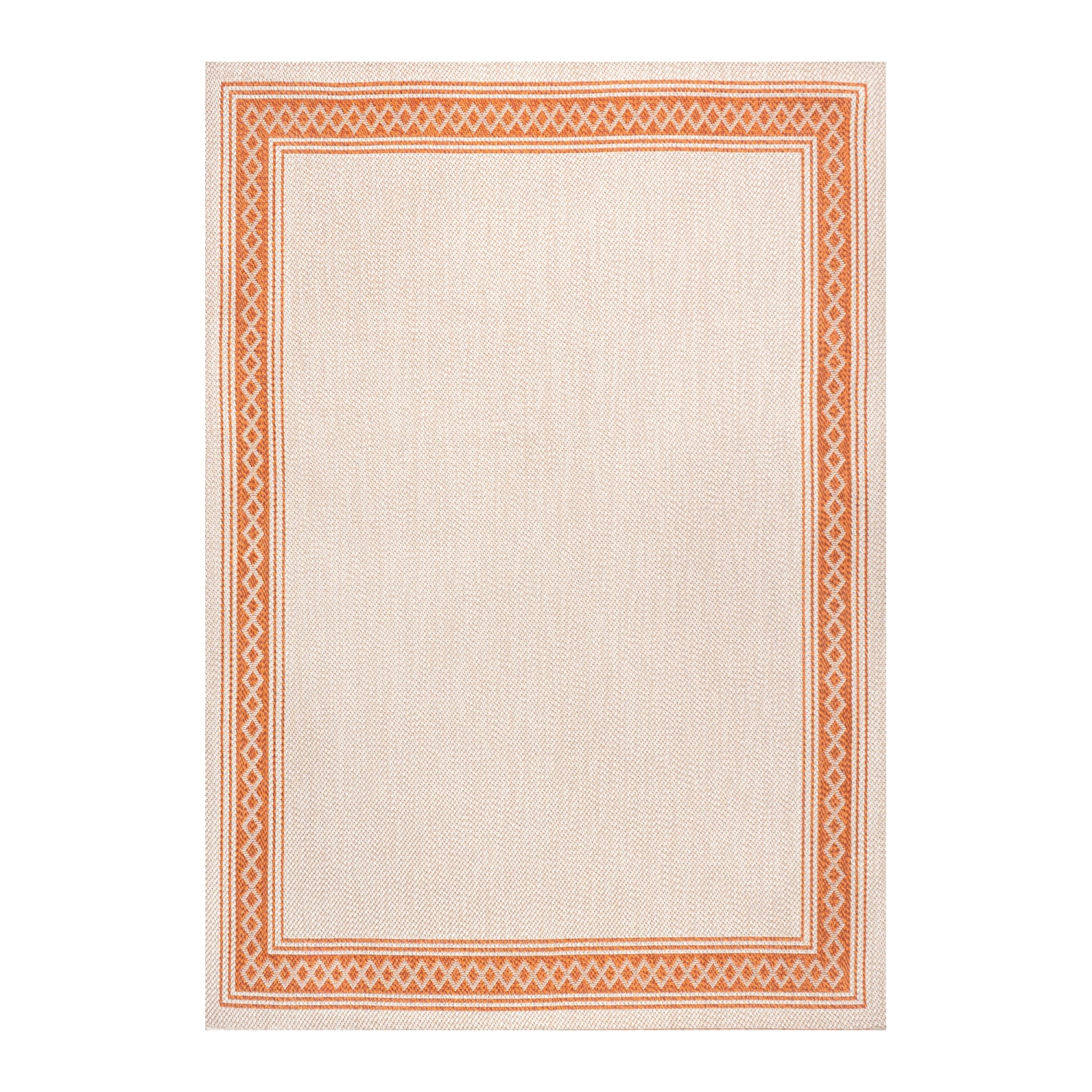 Lucia Classic Diamond Border Indoor/Outdoor Area Rug