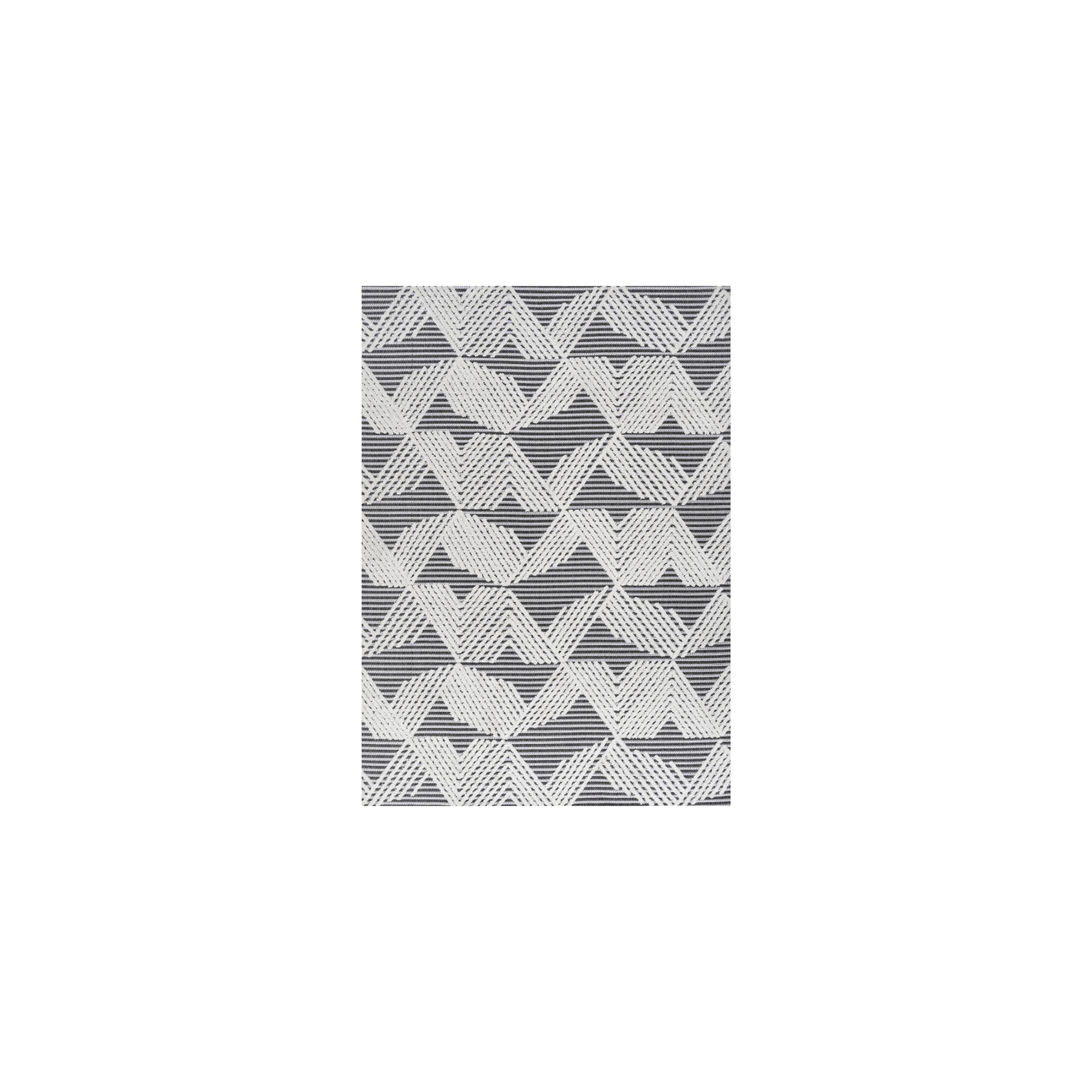 Jazz High-Low Pile Art Deco Geometric Indoor/Outdoor Area Rug