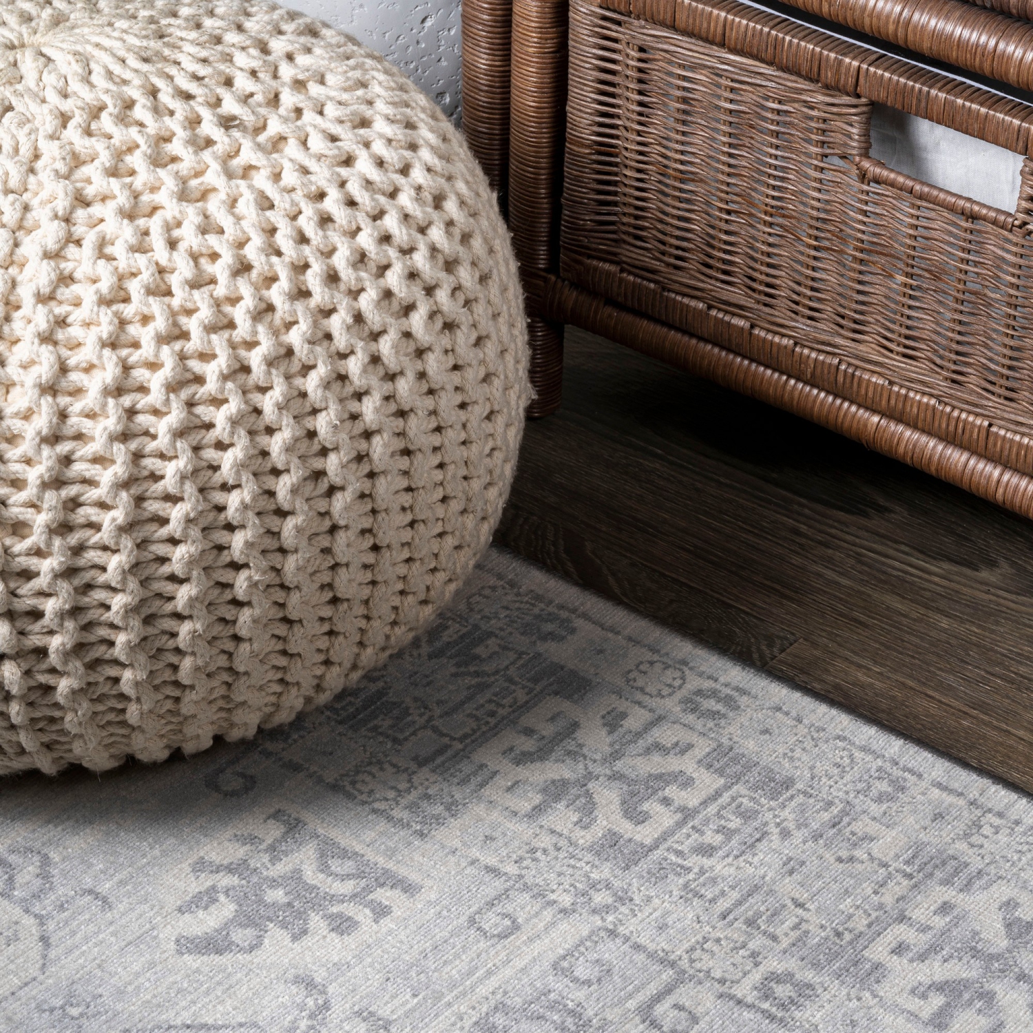 Kashbar Rug Kasbah Modern Persian Vintage Medallion Area Rug | Best Buy Canada
