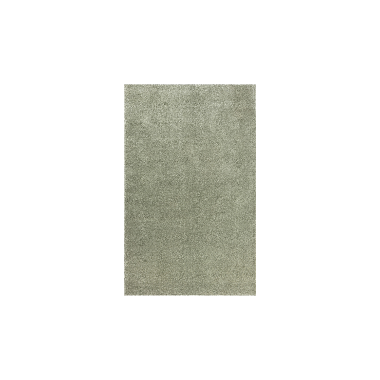 Carpette Haze unie à poil ras verte