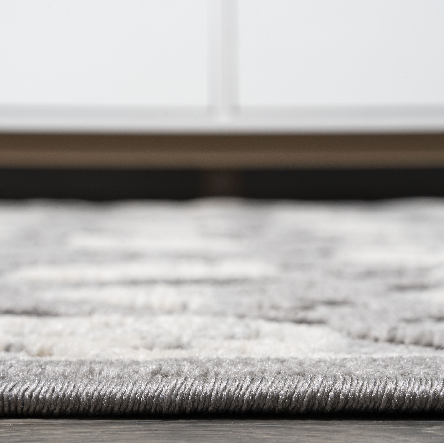 Tapis d'intérieur/d'extérieur Gallia à carreaux et treillis, haut et bas