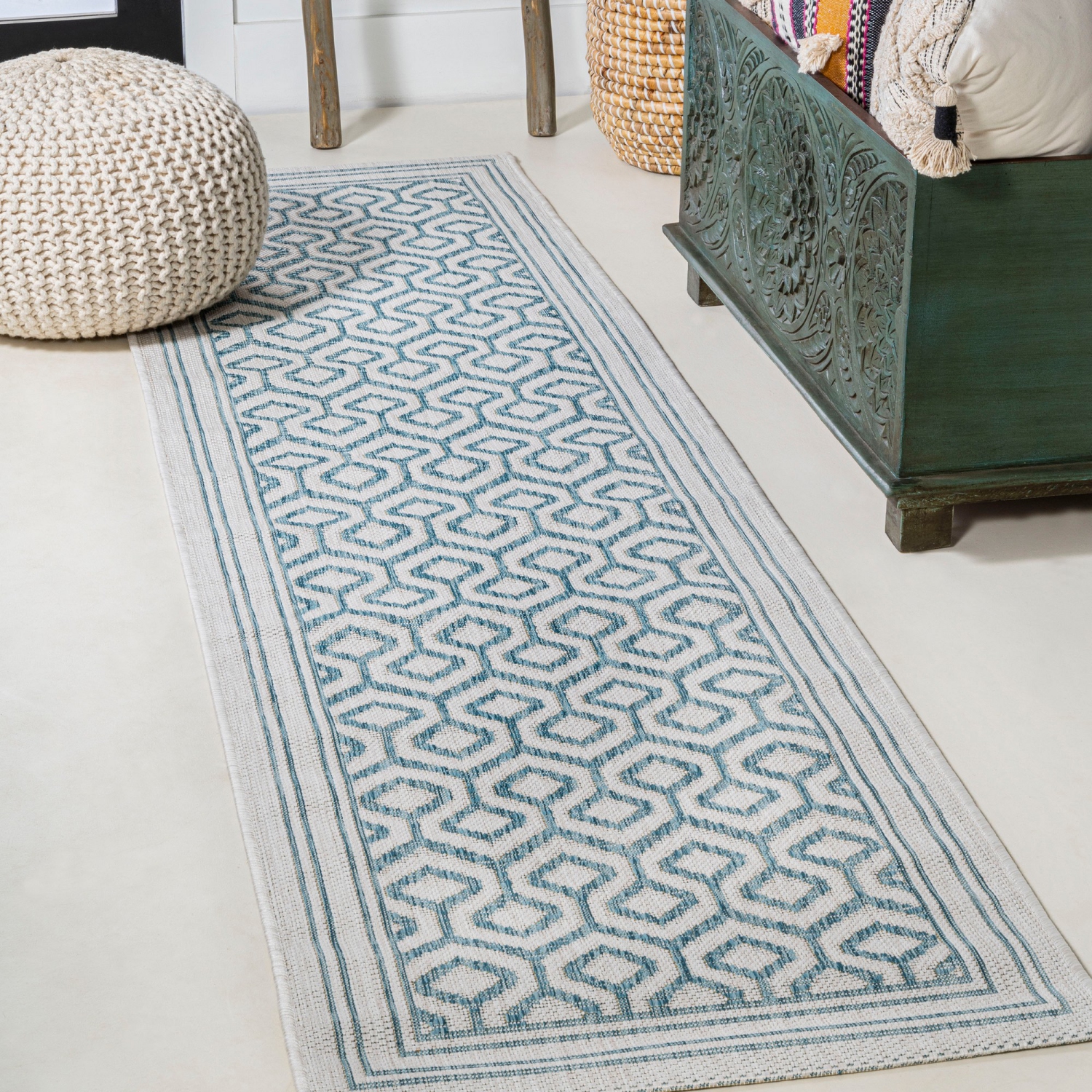 Marvao Diamond Trellis Indoor/Outdoor Area Rug