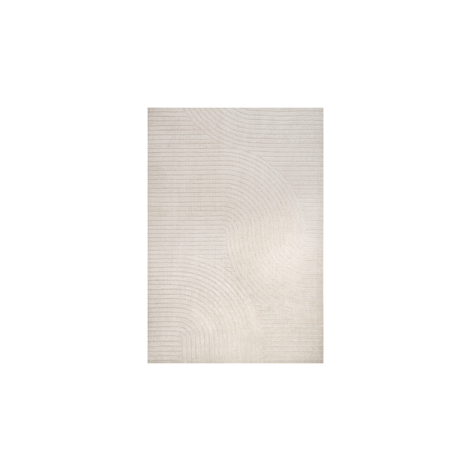 Skagen Minimalist Curve Geometric Area Rug