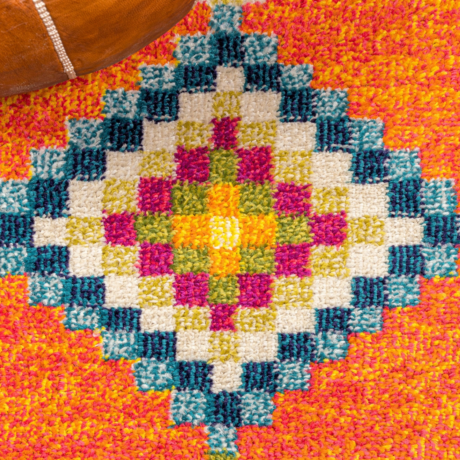 Tribal Love Geometric Area Rug