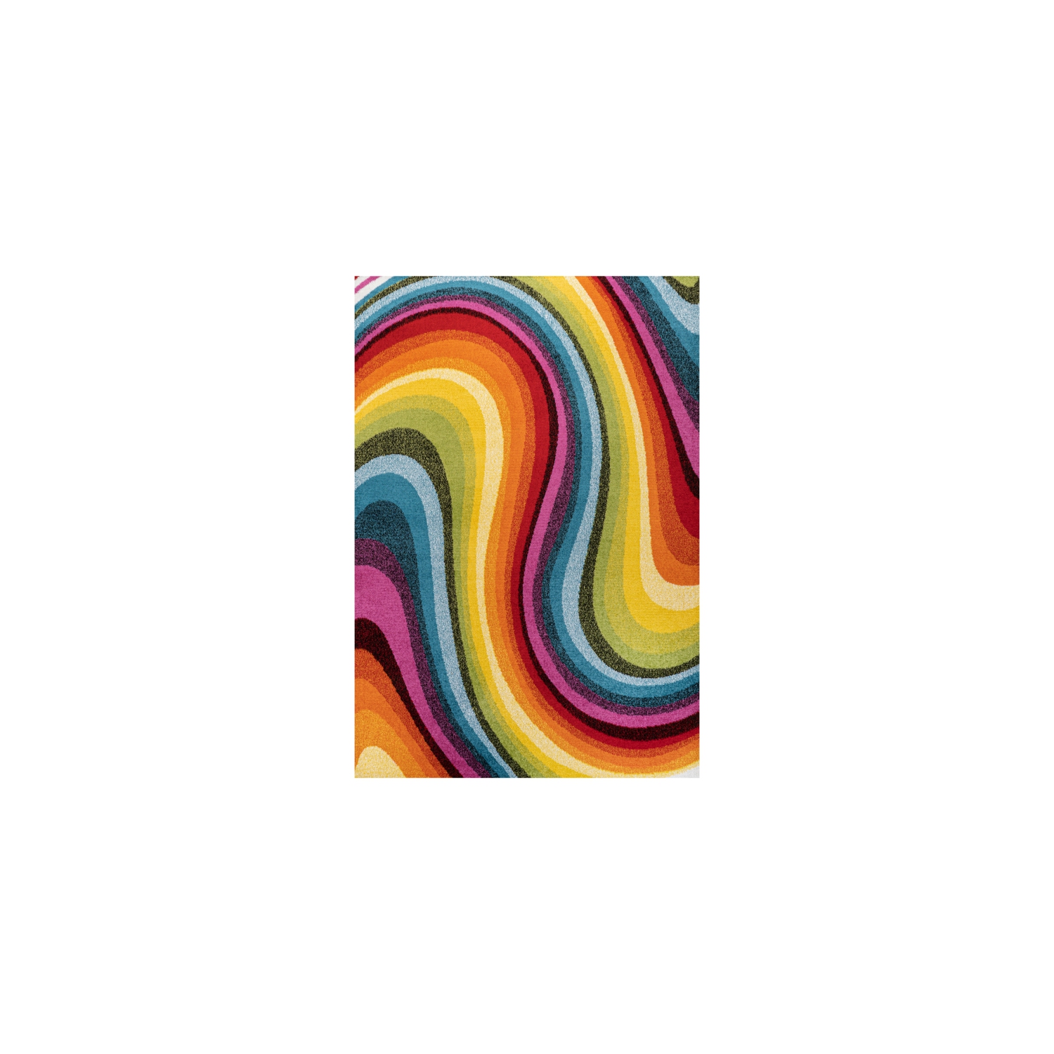 Flow Abstract Swirl Area Rug