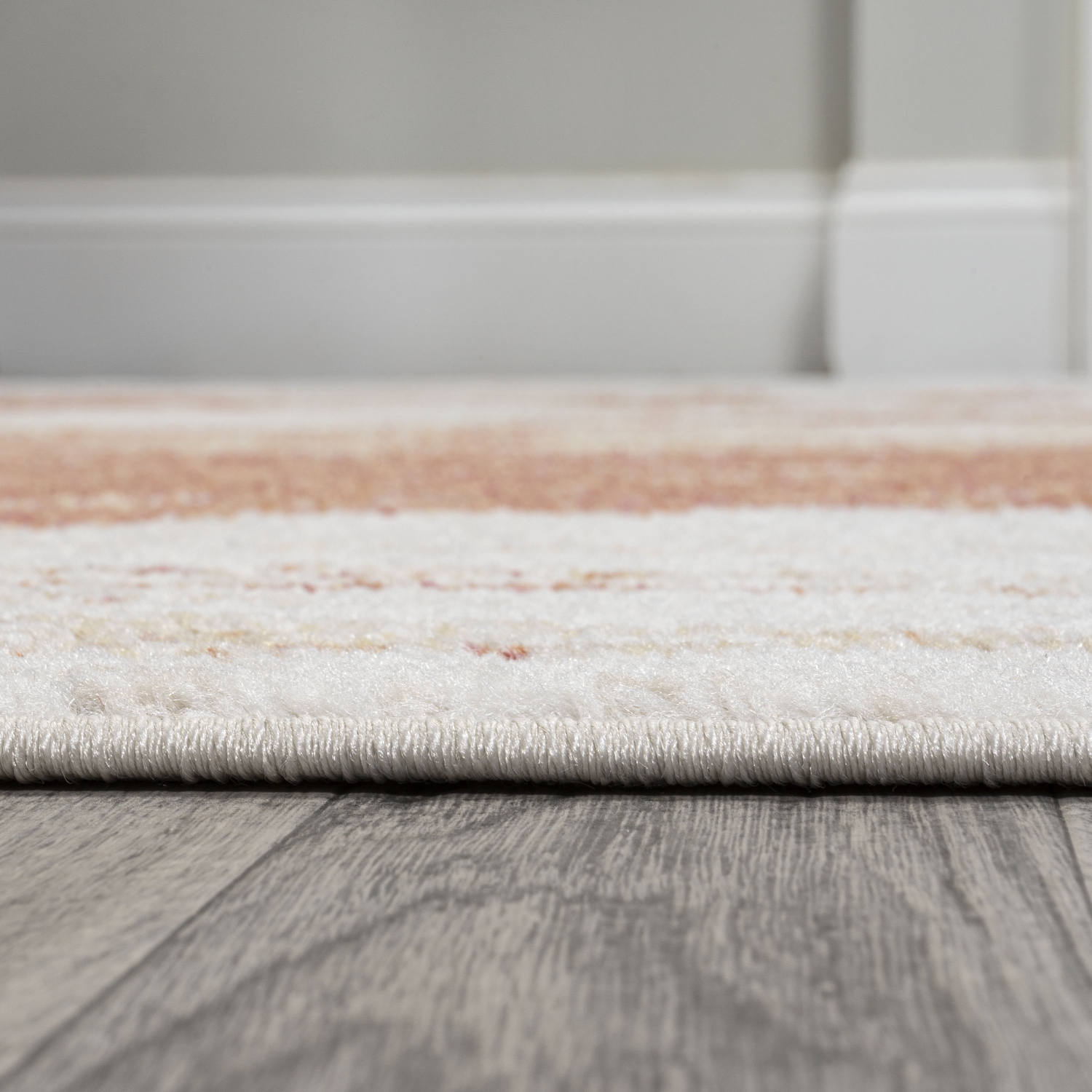 Tapis moderne bicolore abstrait Petalo