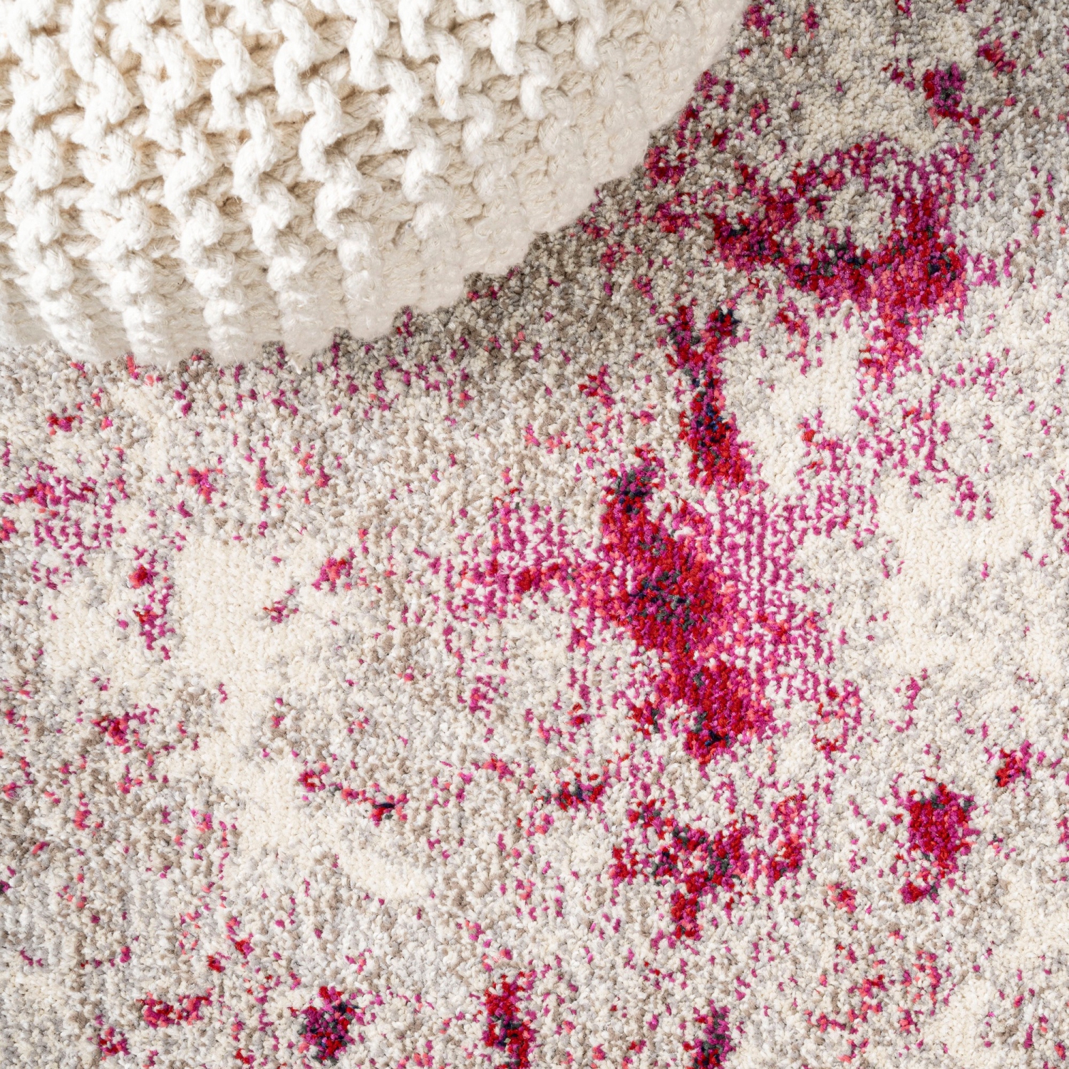 Tapis décoratif moderne et rétro délavé Pop