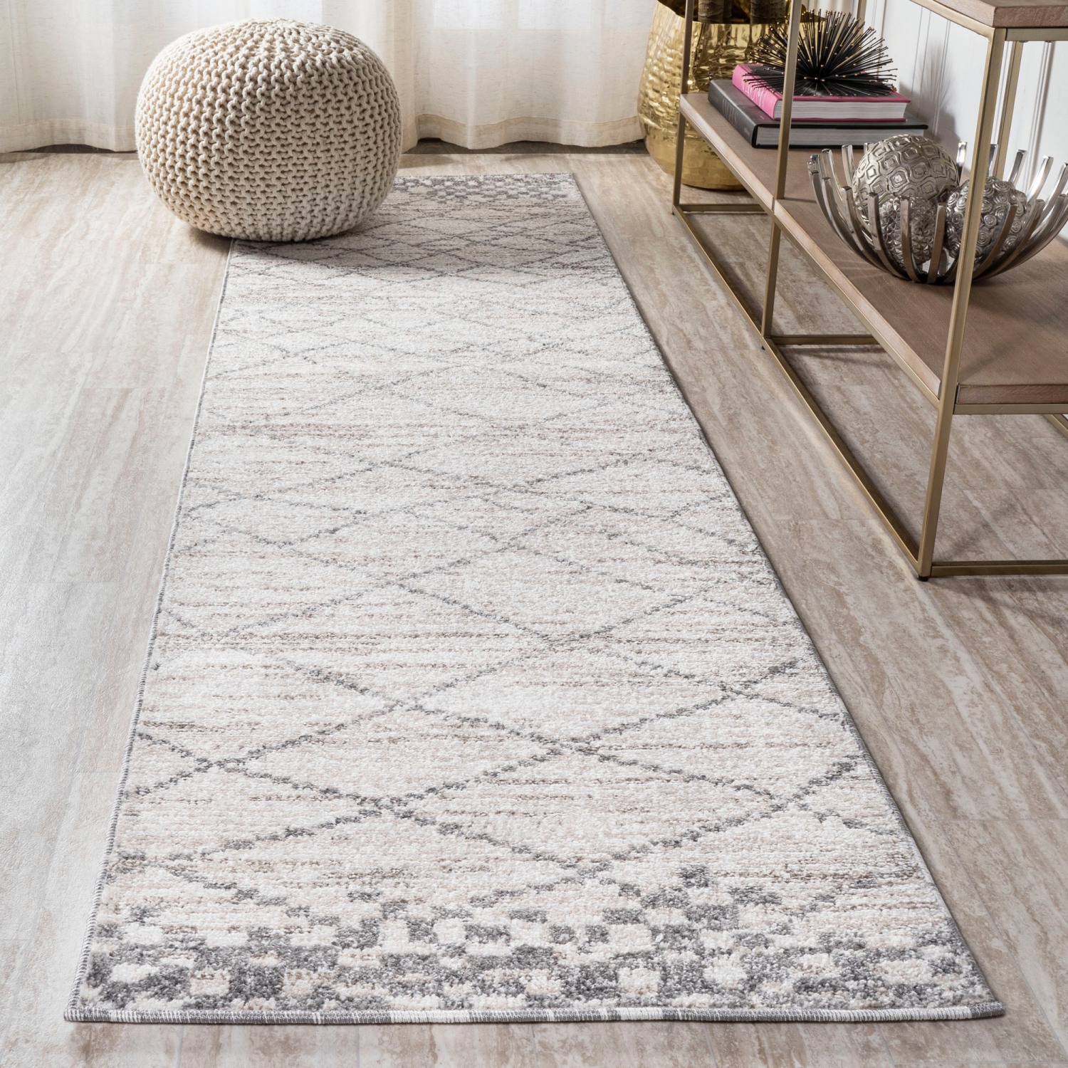Tapis d'appoint Asilah Moroccan Modern Diamond