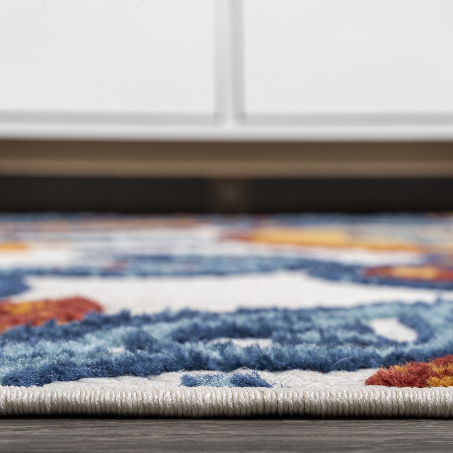 Tapis haut/bas à motif cachemire Julien pour l'intérieur et l'extérieur